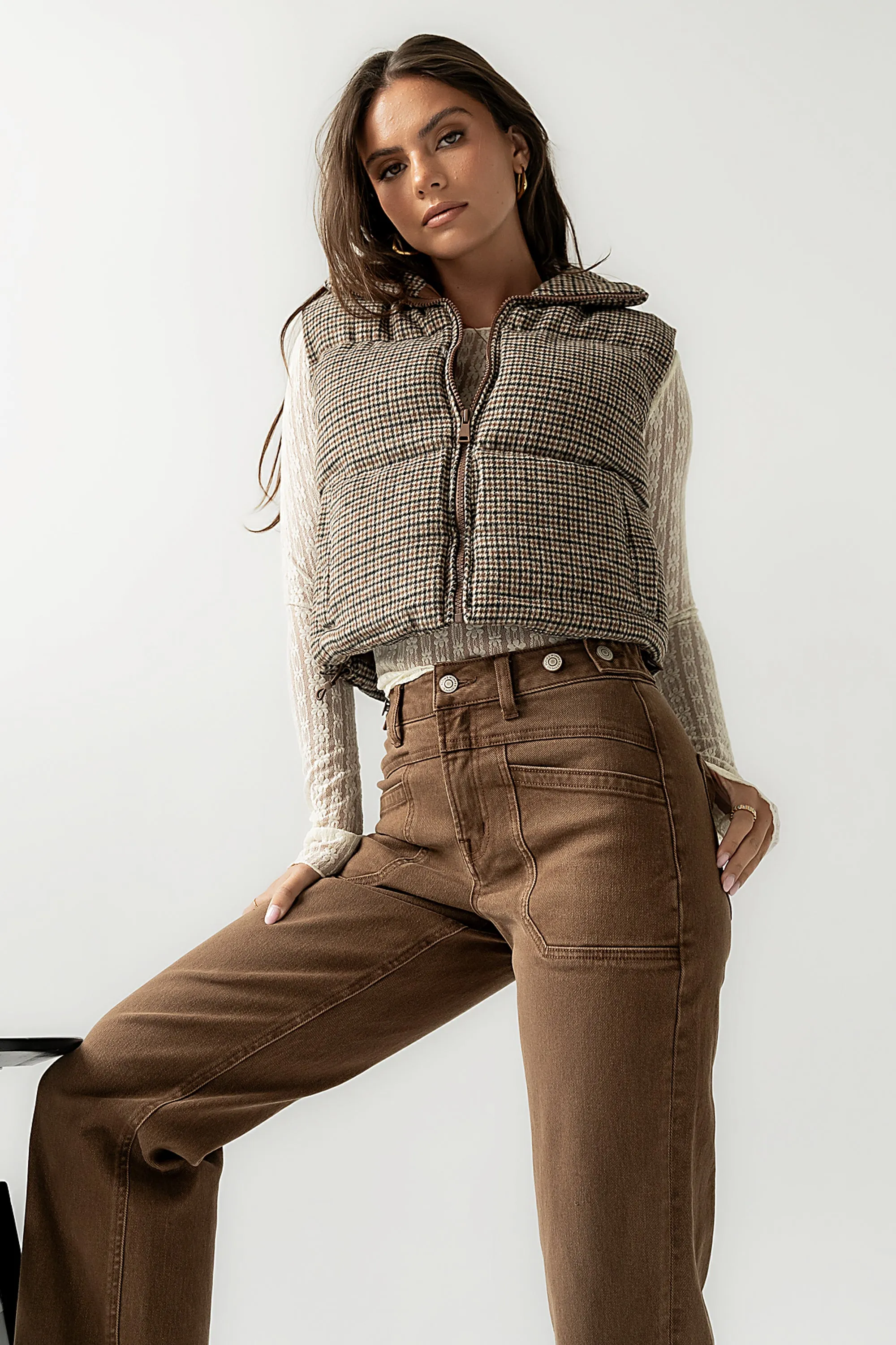 Brielle Puffer Vest in Black - FINAL SALE sold by bohme product image thumbnail 4