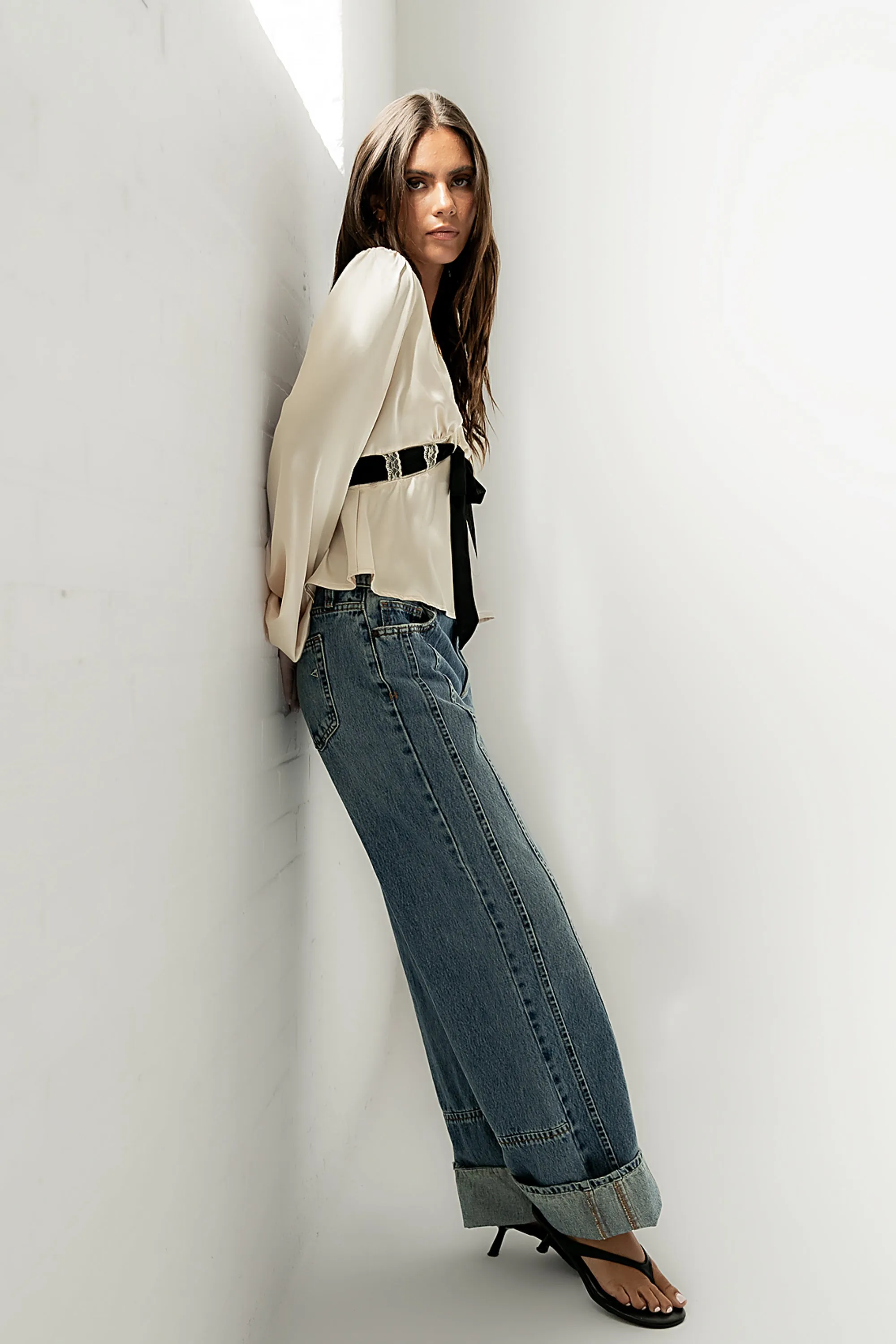 Margot Satin Blouse - FINAL SALE sold by bohme product image thumbnail 2