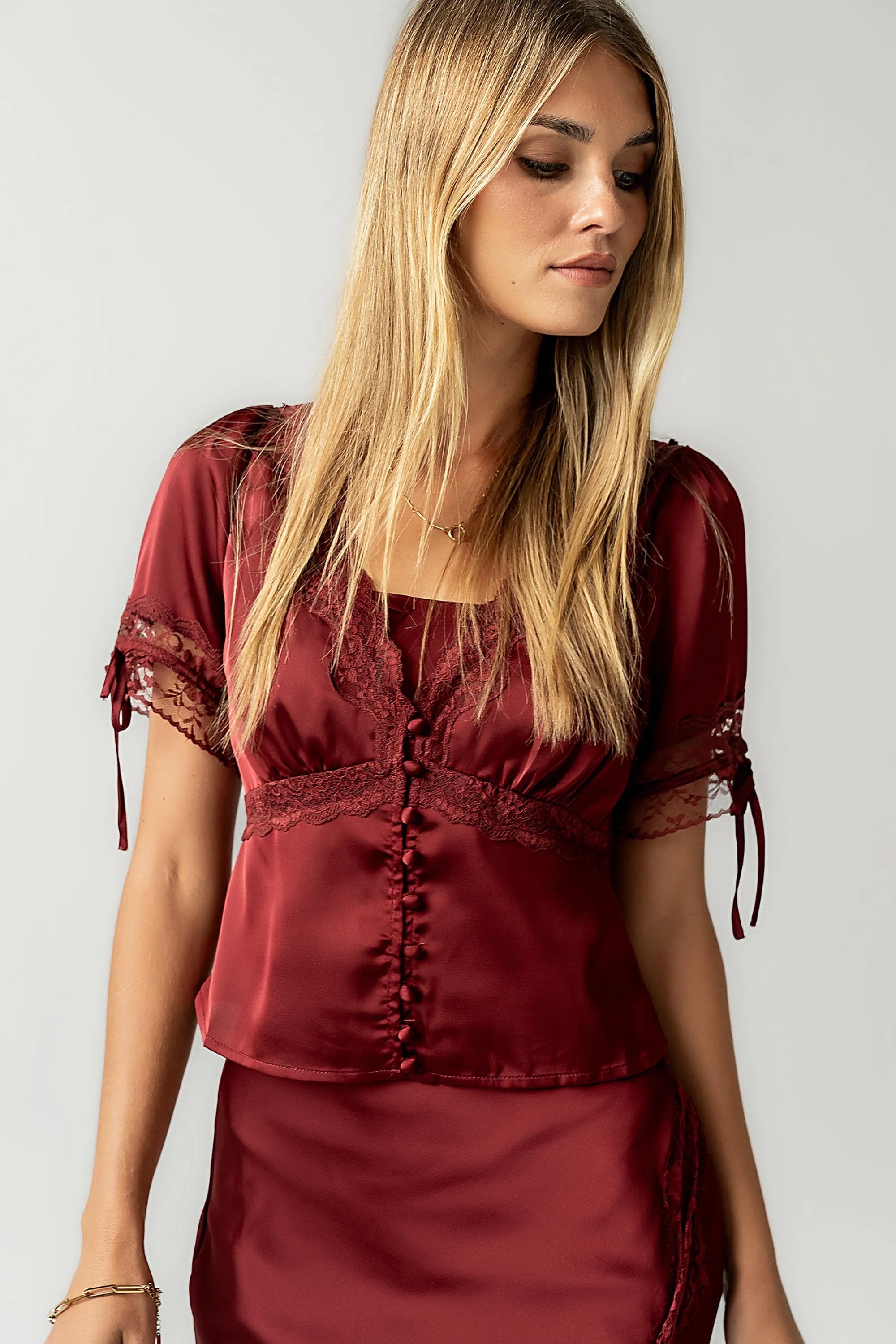 Hatton Lace Trim Blouse sold by bohme product image thumbnail 2