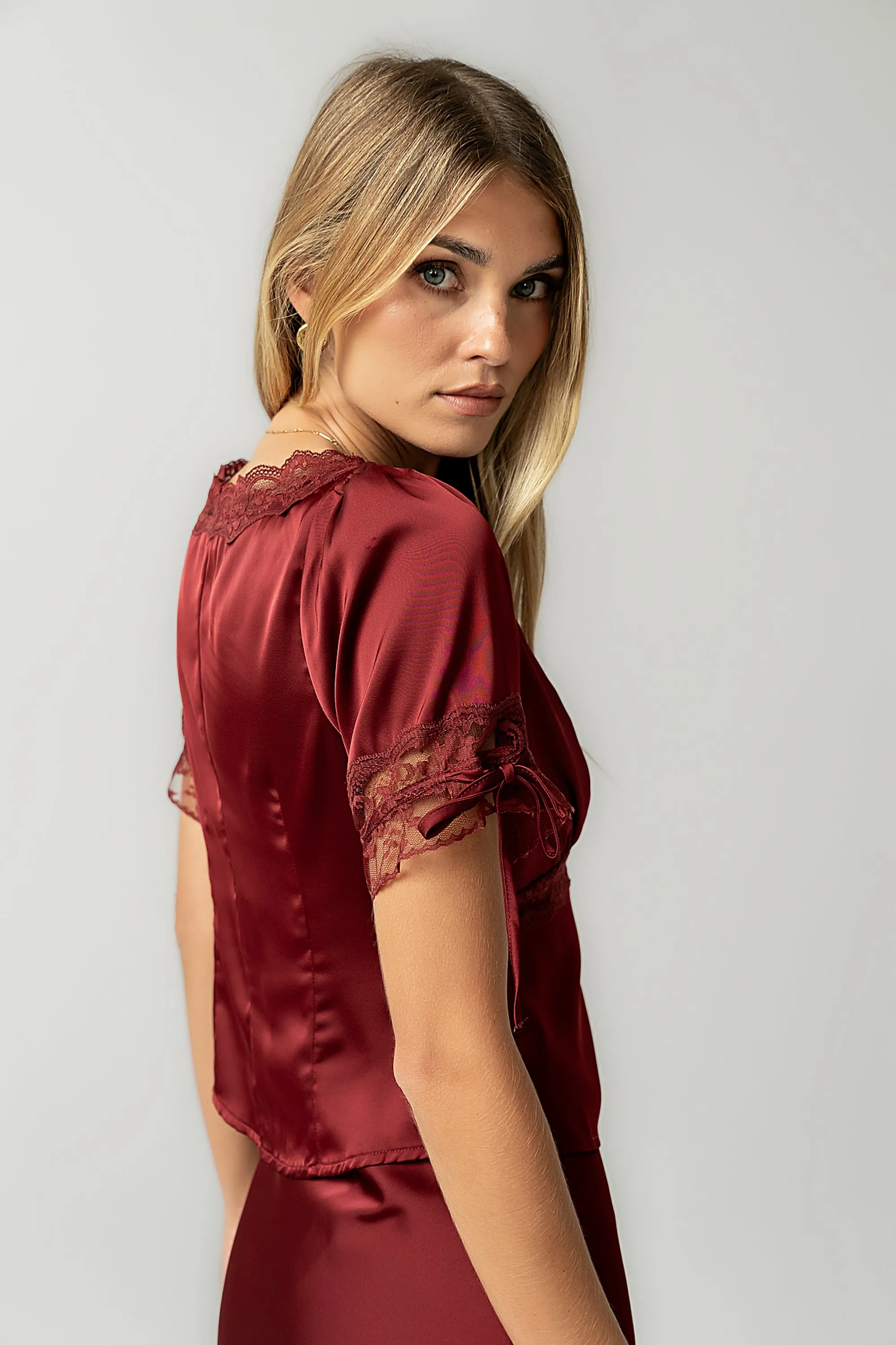 Hatton Lace Trim Blouse sold by bohme product image thumbnail 3