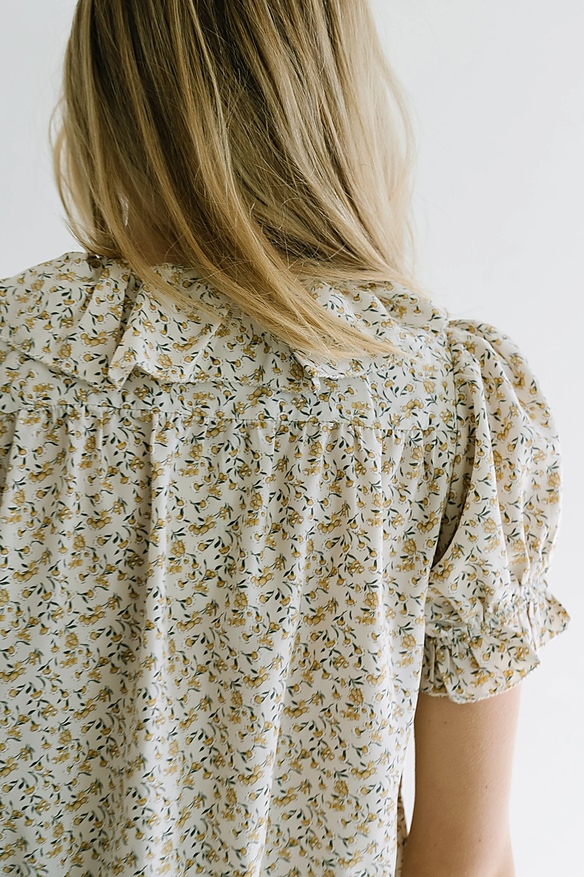 Bennie Collared Blouse in Cream sold by bohme product image thumbnail 5