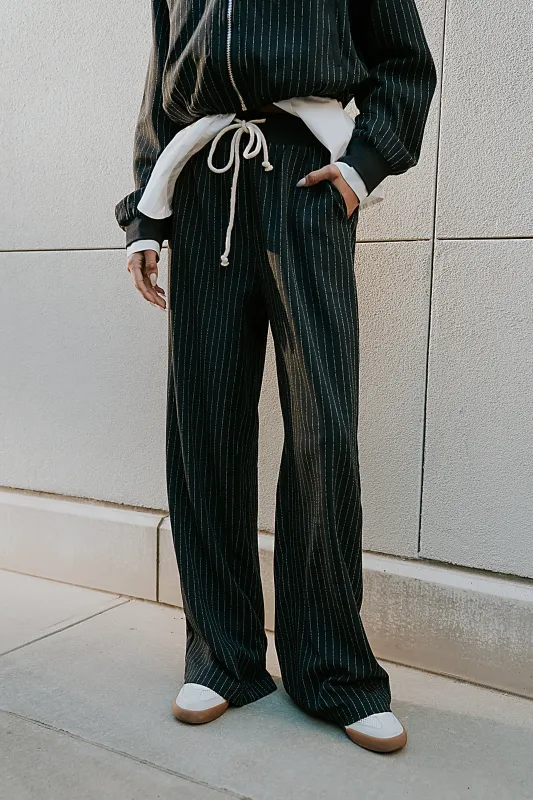 Valeria Striped Straight Leg Pants sold by bohme