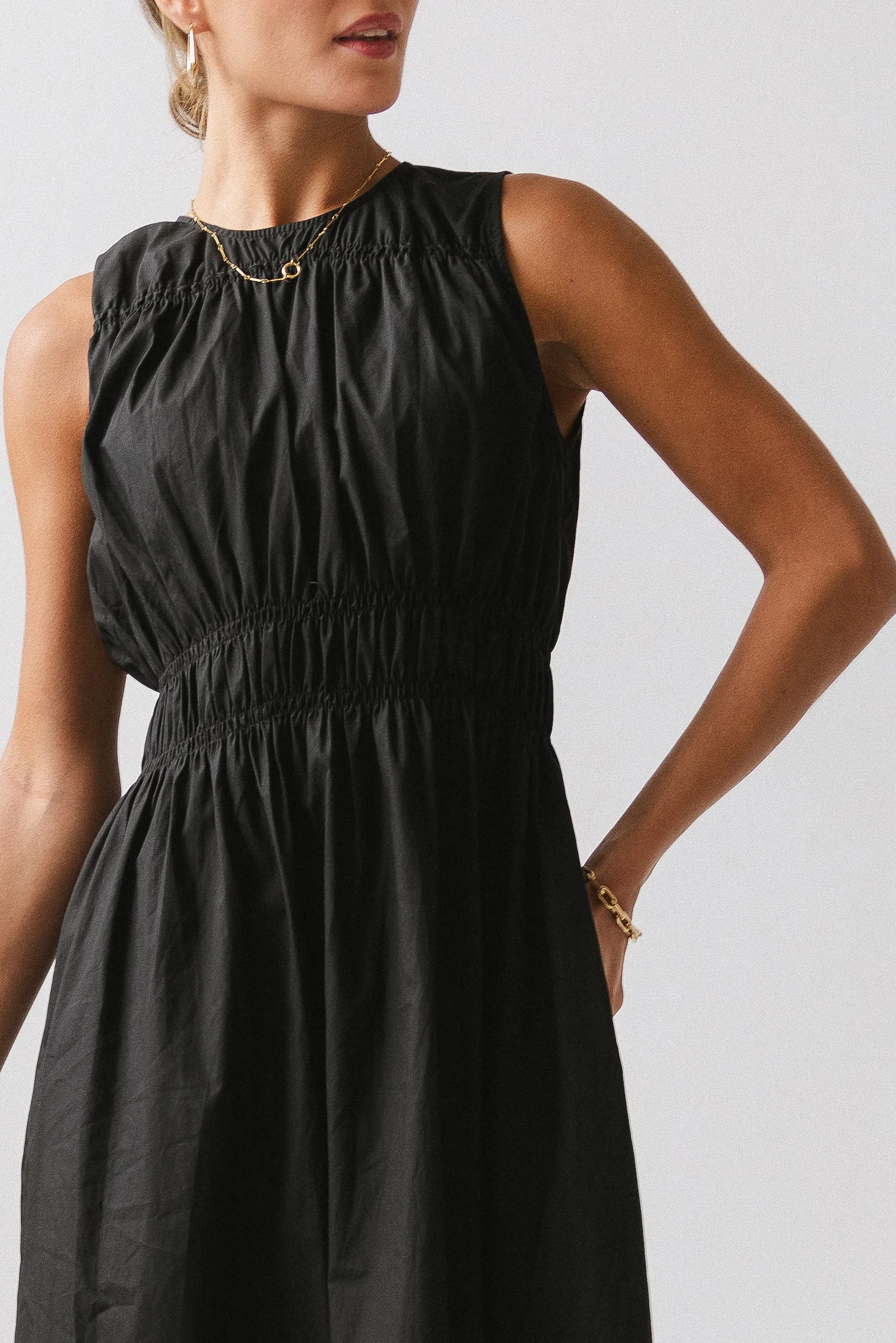 Carmina Tiered Dress in Black - FINAL SALE sold by bohme product image thumbnail 5