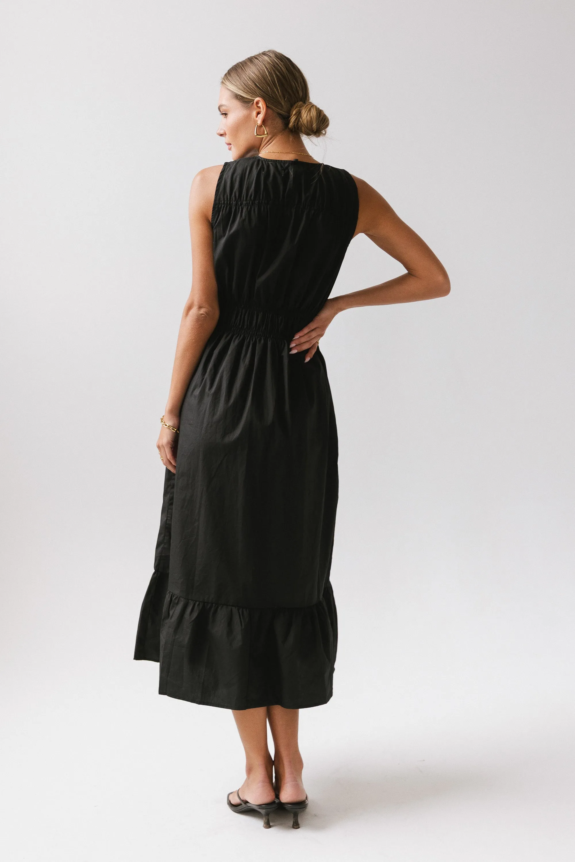 Carmina Tiered Dress in Black - FINAL SALE sold by bohme product image thumbnail 2
