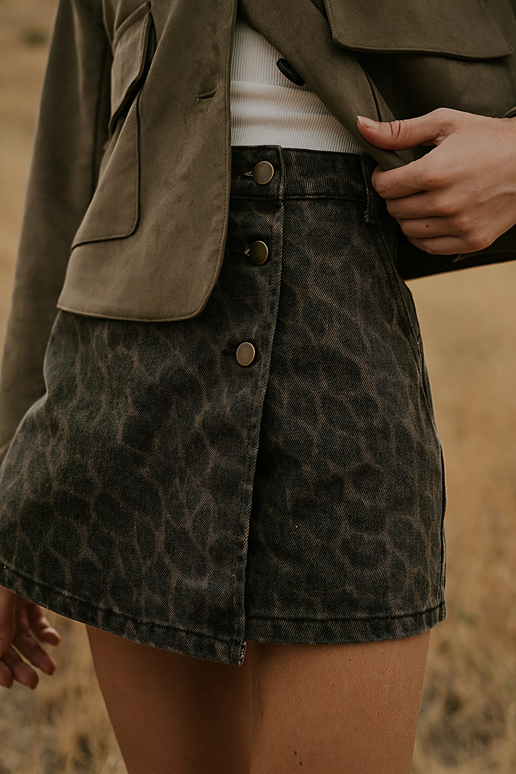 Luka Leopard Mini Skort sold by bohme product image thumbnail 3