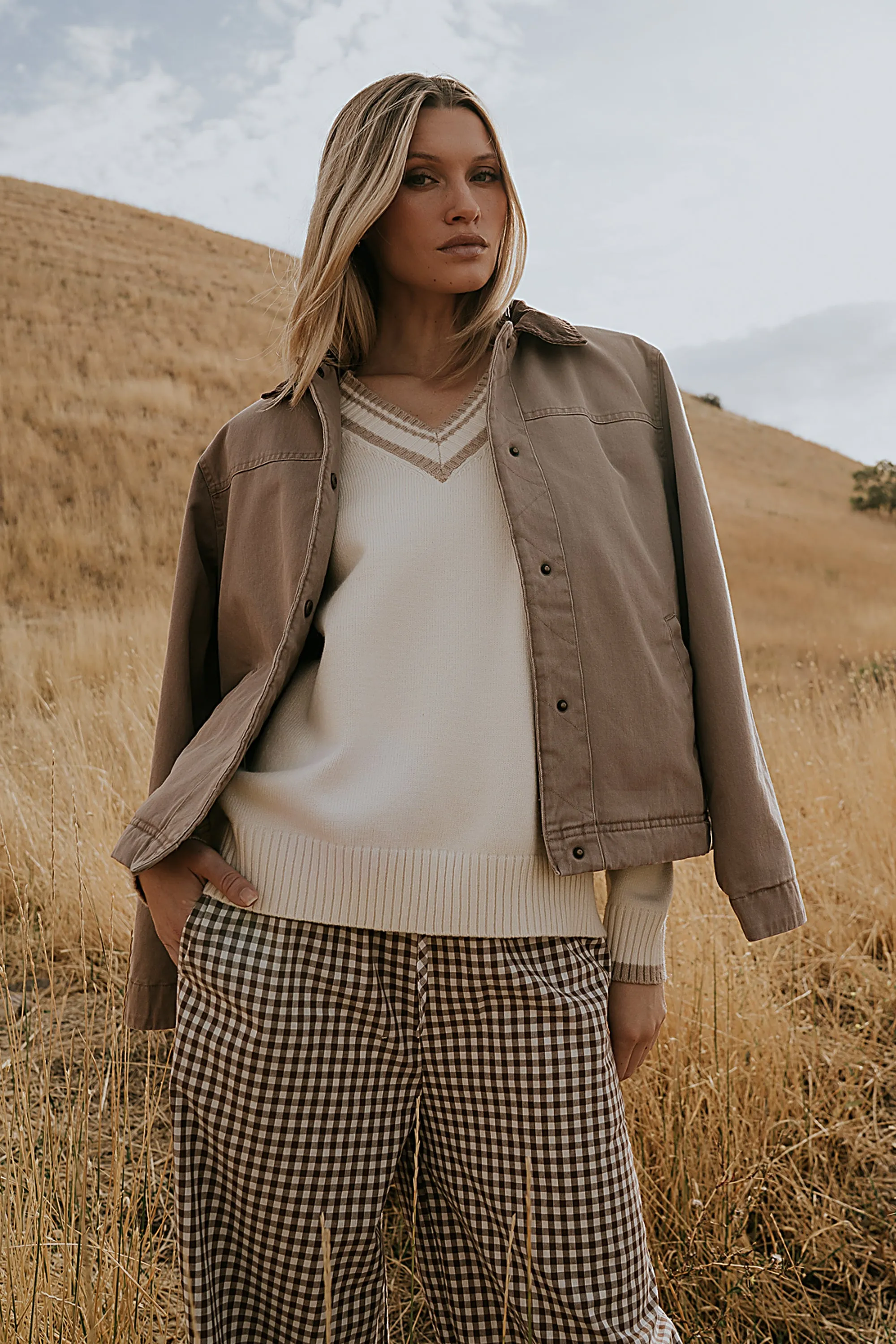 Roman Chore Jacket in Mauve - FINAL SALE sold by bohme product image thumbnail 5