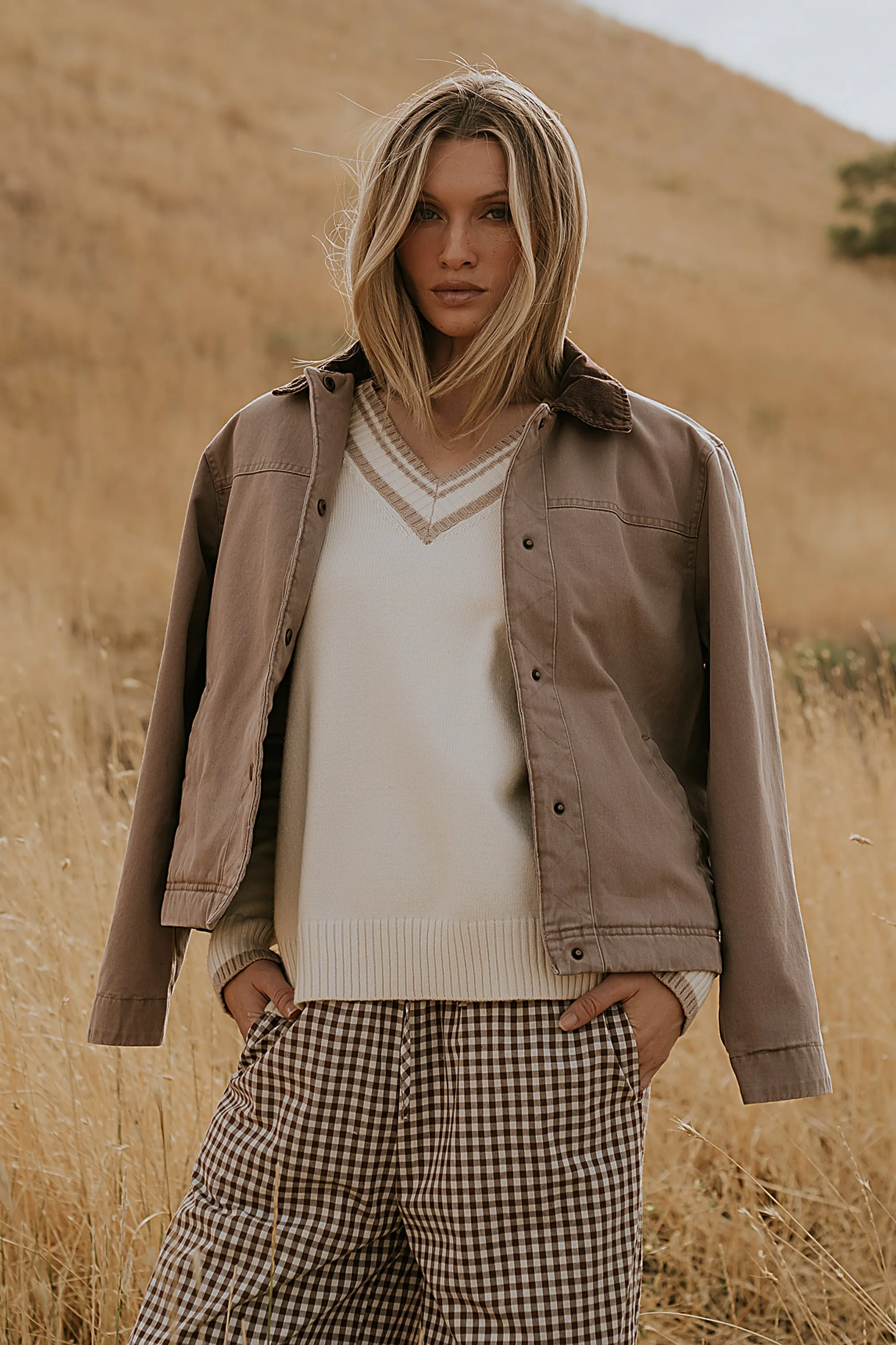 Roman Chore Jacket in Mauve - FINAL SALE sold by bohme product image thumbnail 2