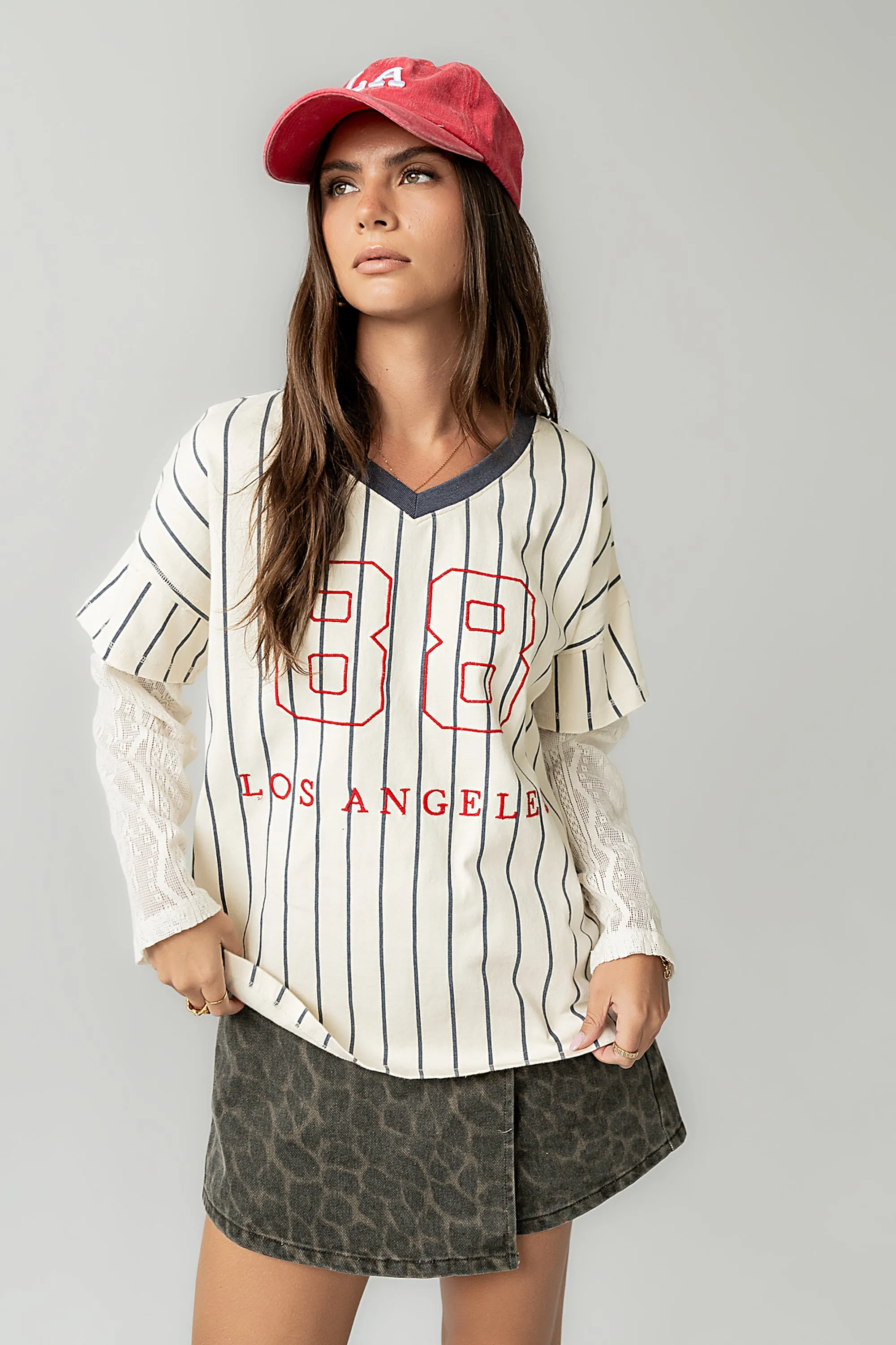 Home Run Oversized Tee sold by bohme product image thumbnail 5