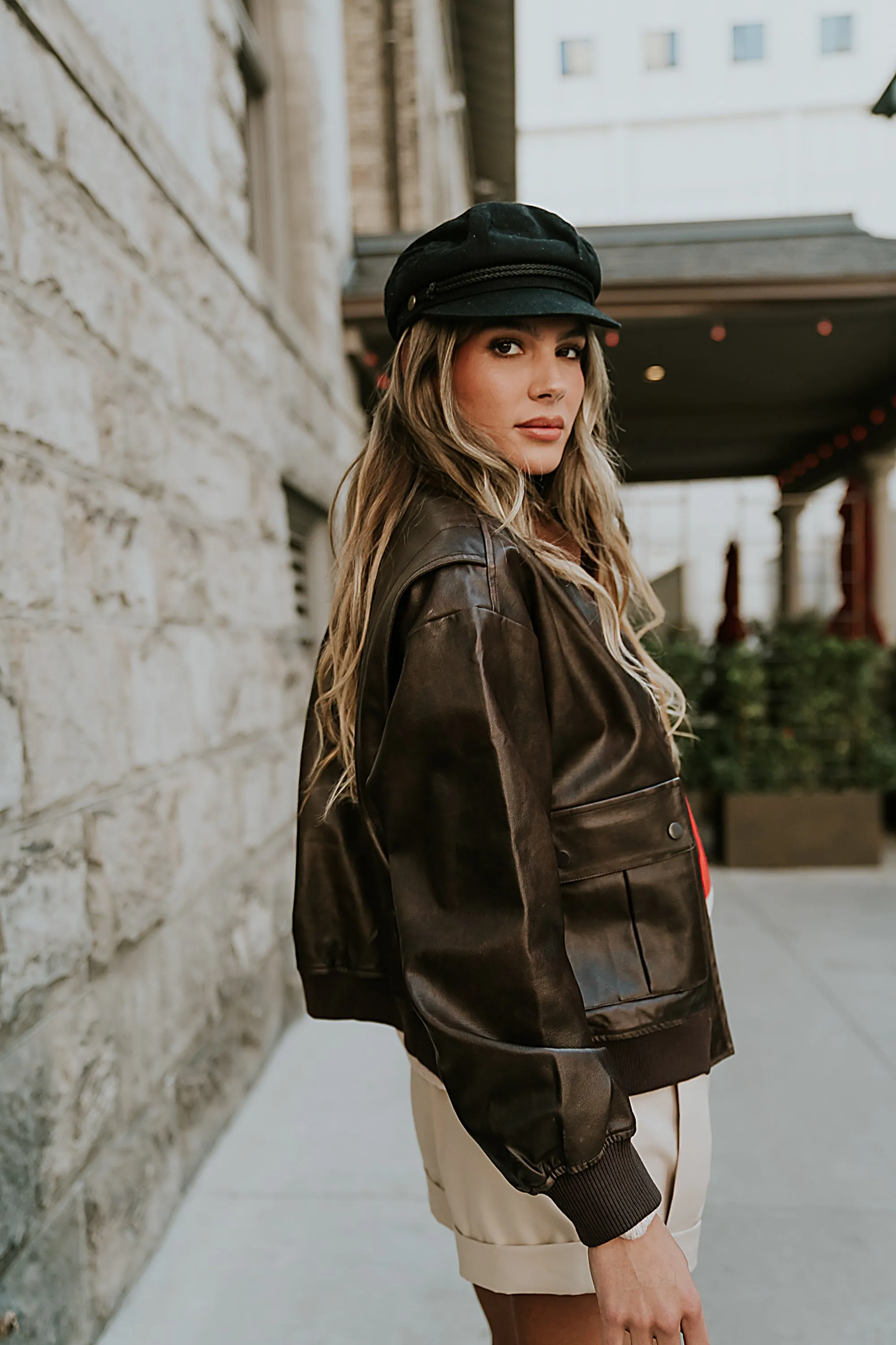 Siena Vegan Leather Jacket sold by bohme product image thumbnail 5