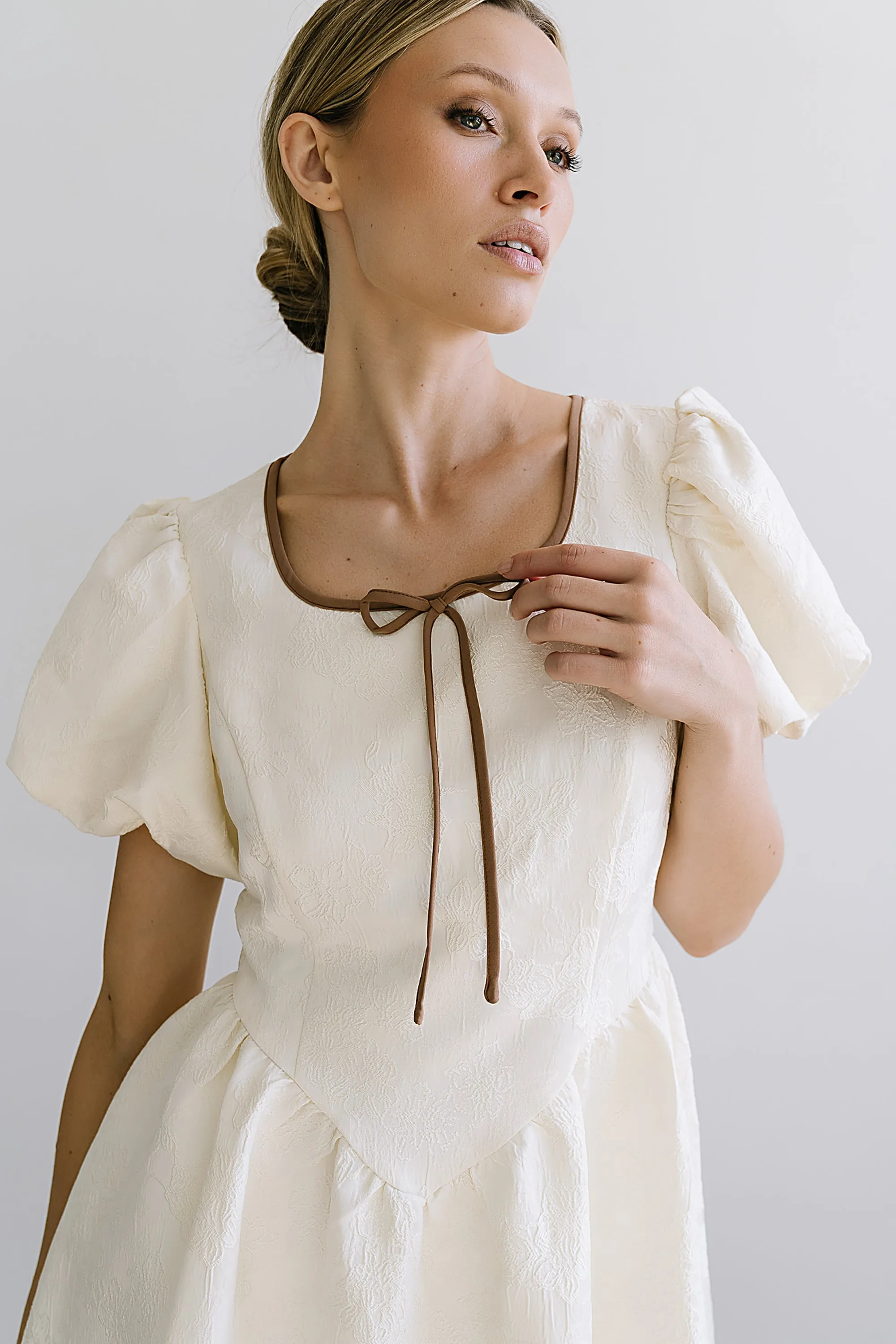 Mazie Textured Mini Dress - FINAL SALE sold by bohme product image thumbnail 5