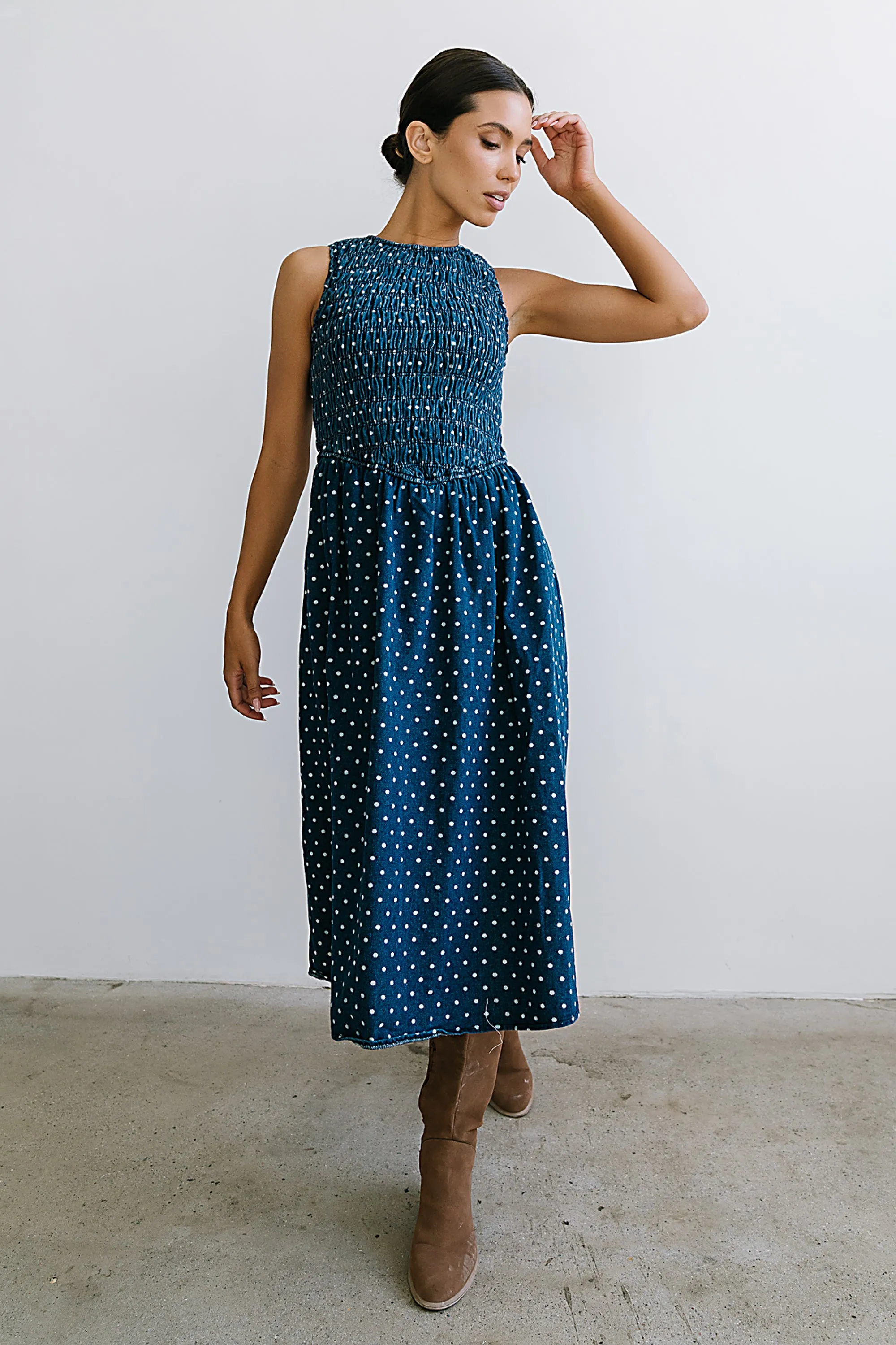 Jasmine Denim Midi Dress sold by bohme product image thumbnail 2