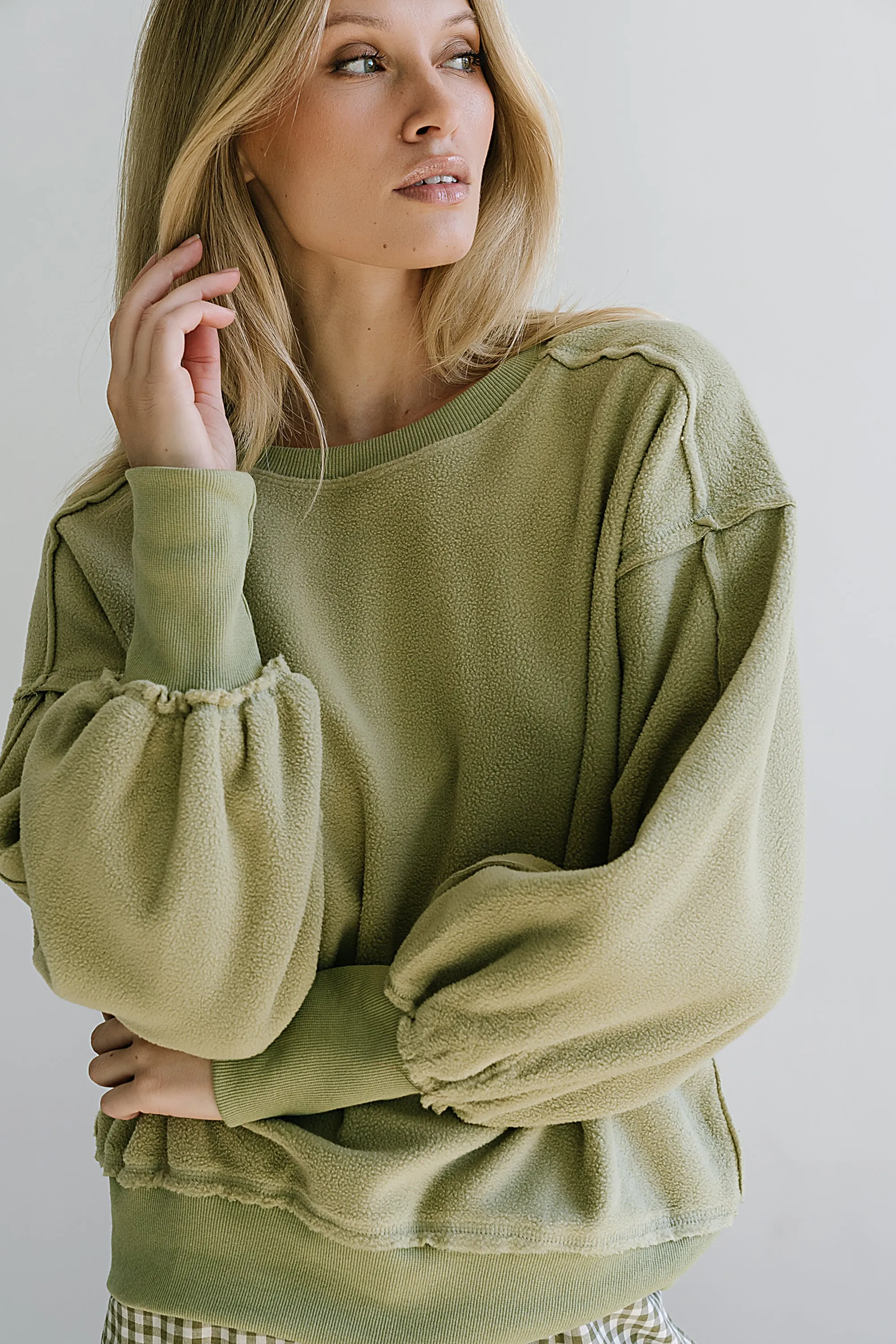 Belle Fleece Pullover Sweater sold by bohme product image thumbnail 5