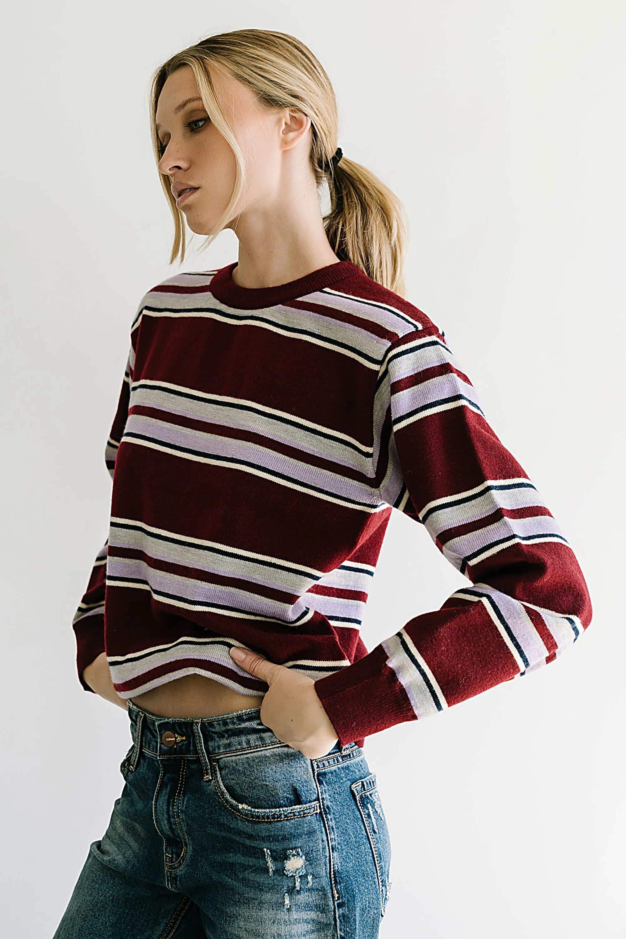Ximena Striped Sweater sold by bohme