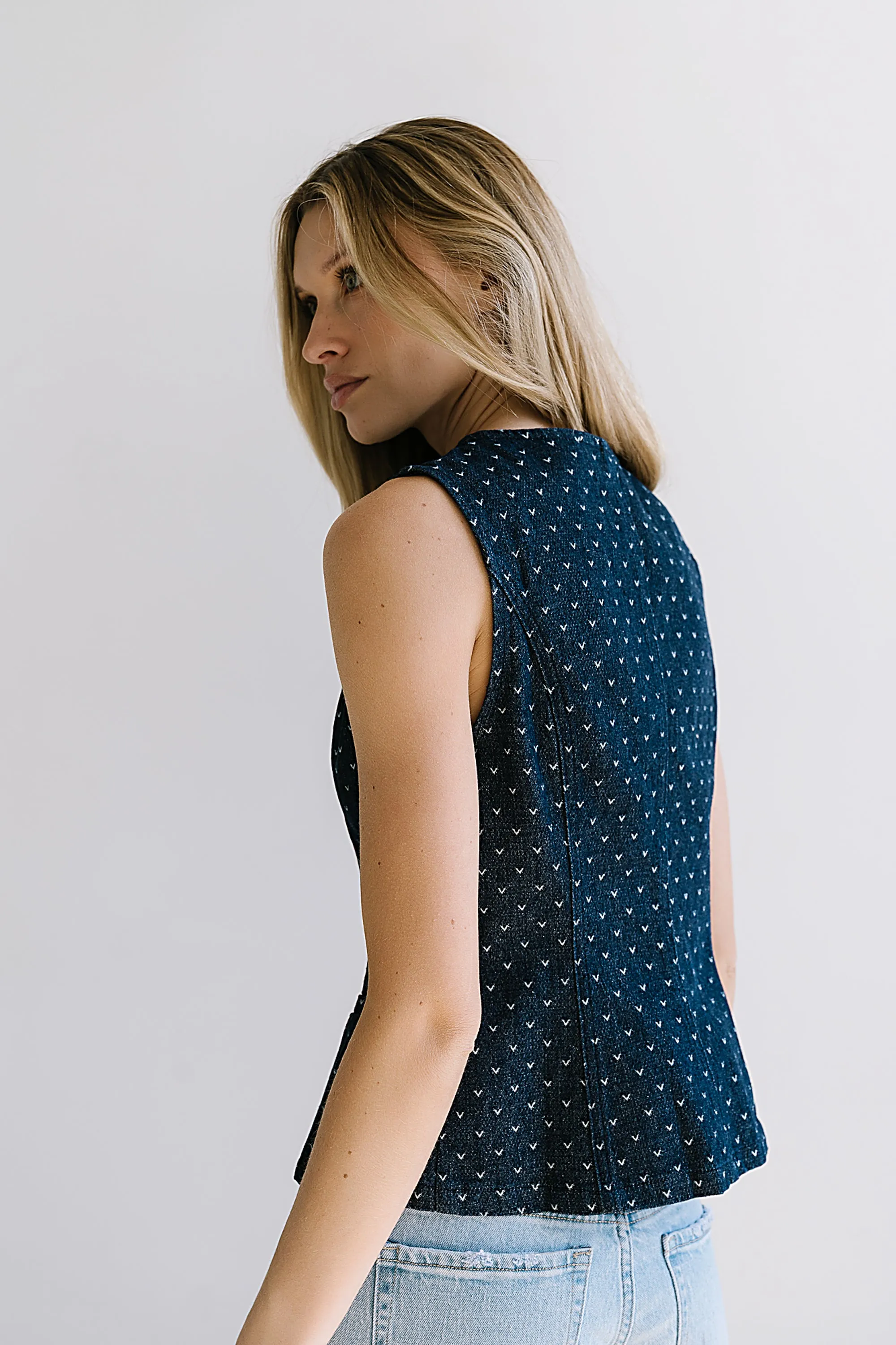 Caroline Denim Vest sold by bohme product image thumbnail 2