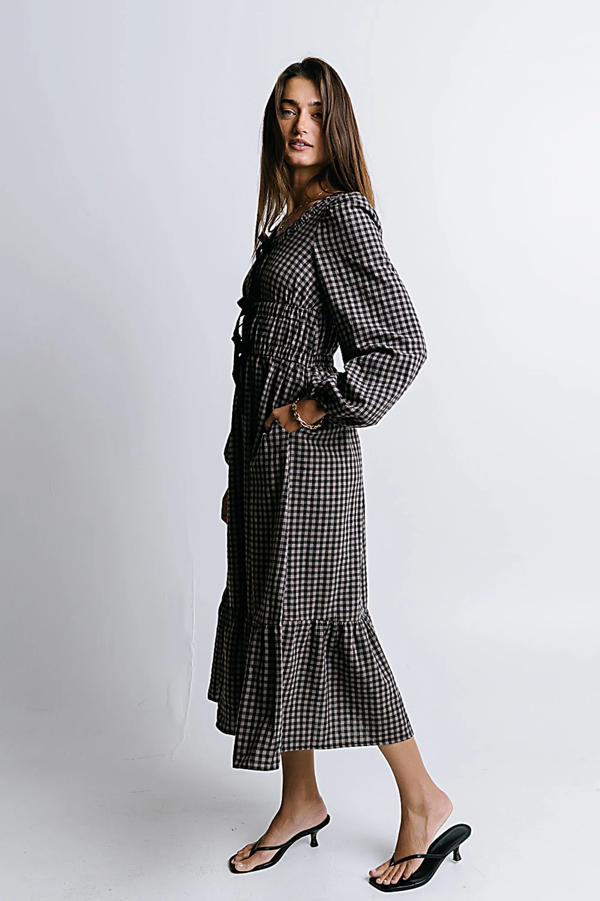 Anista Anne Maxi Dress in Black sold by bohme product image thumbnail 5