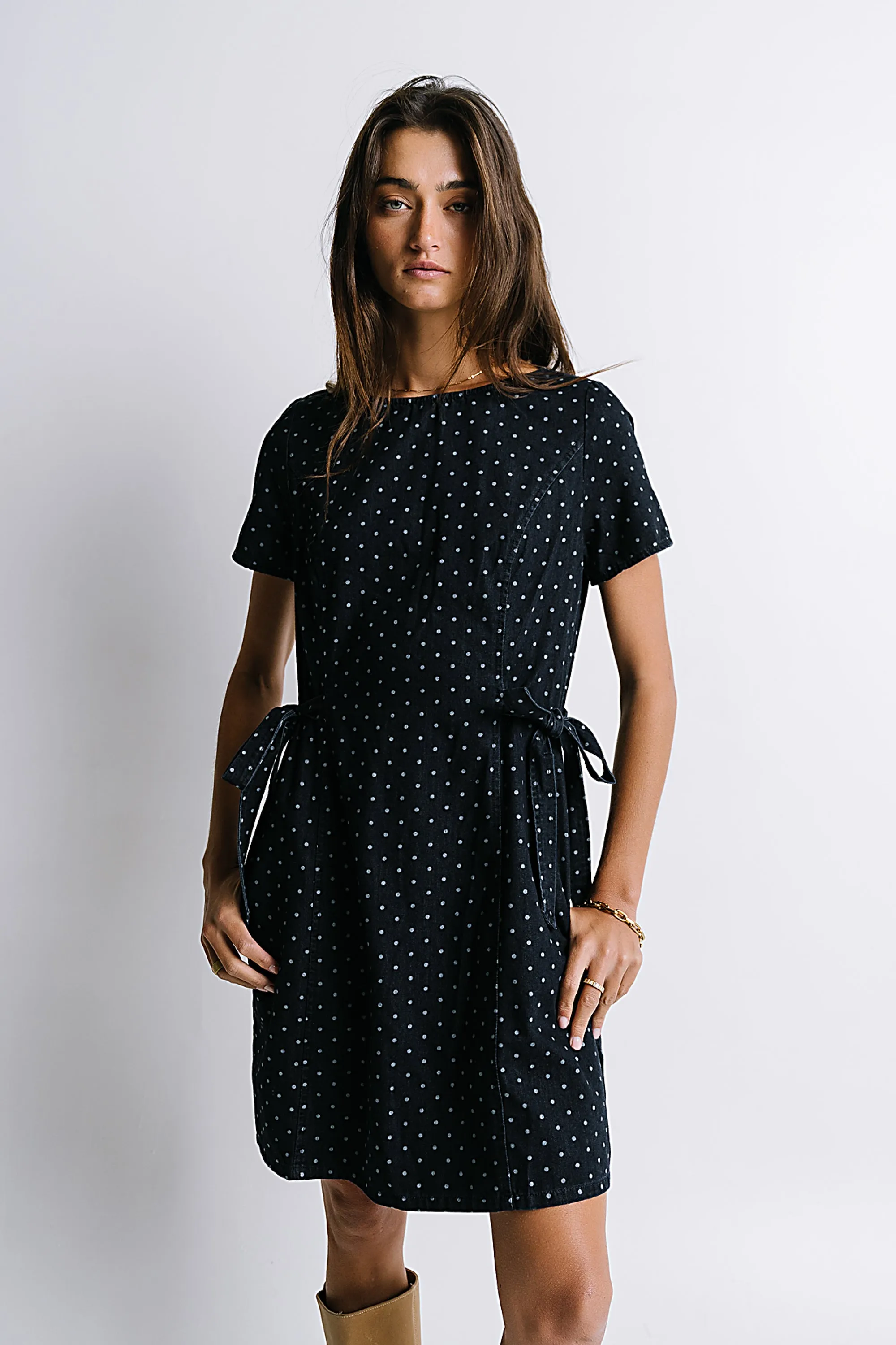 Gloria Polka Dot Mini Dress - FINAL SALE sold by bohme