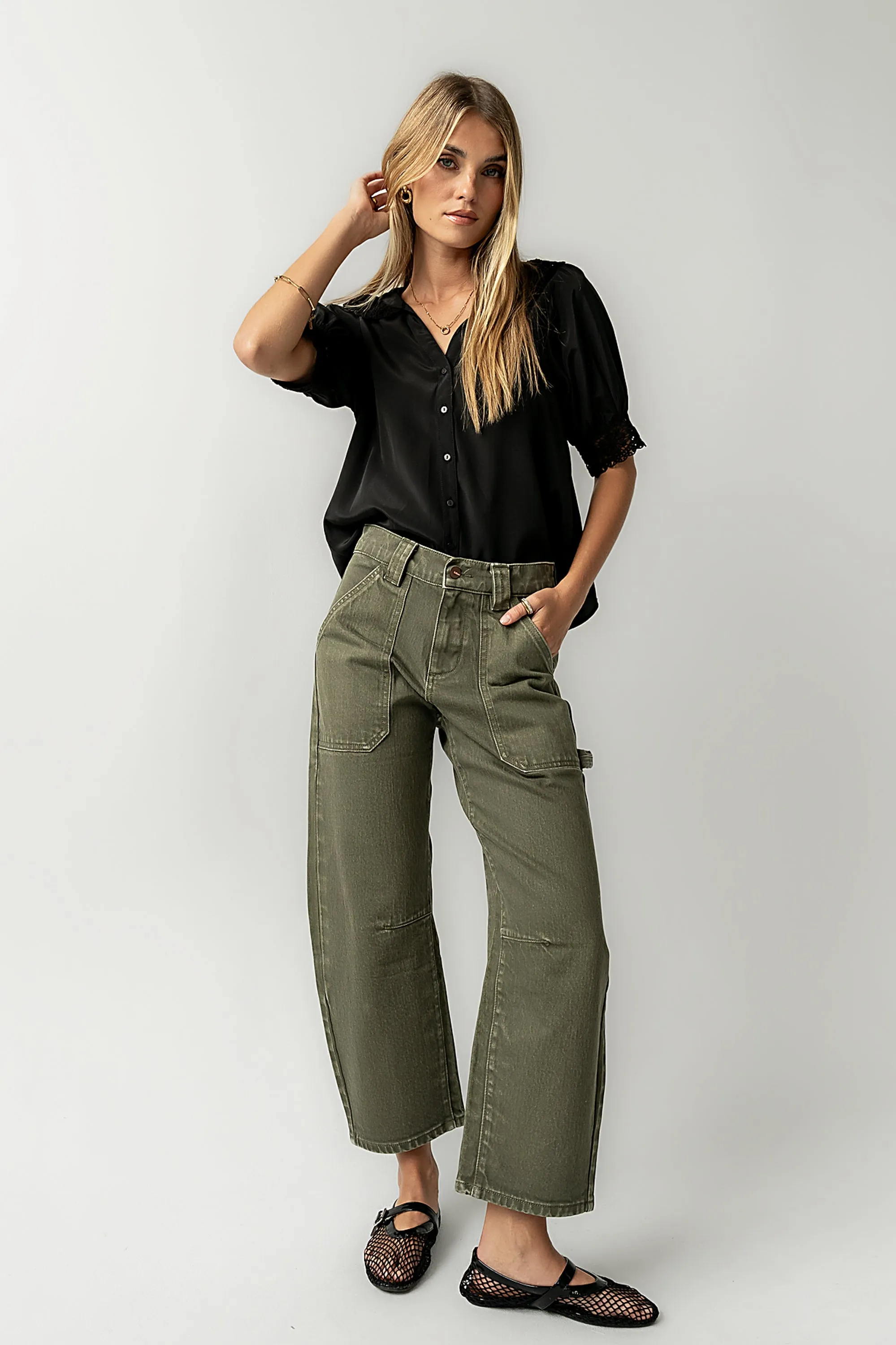 Zayne Button Up in Black sold by bohme product image thumbnail 2