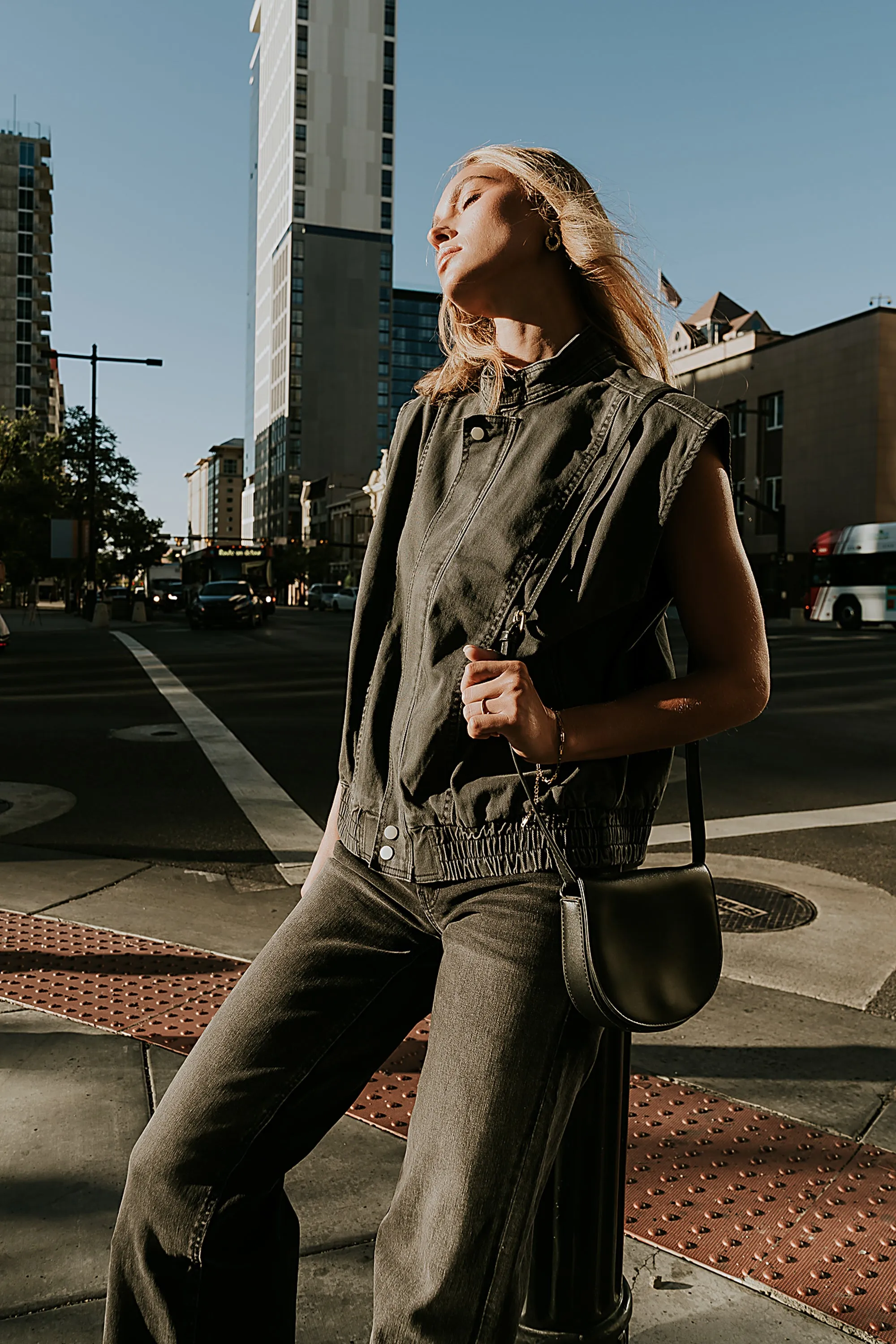 George Oversized Vest sold by bohme product image thumbnail 4