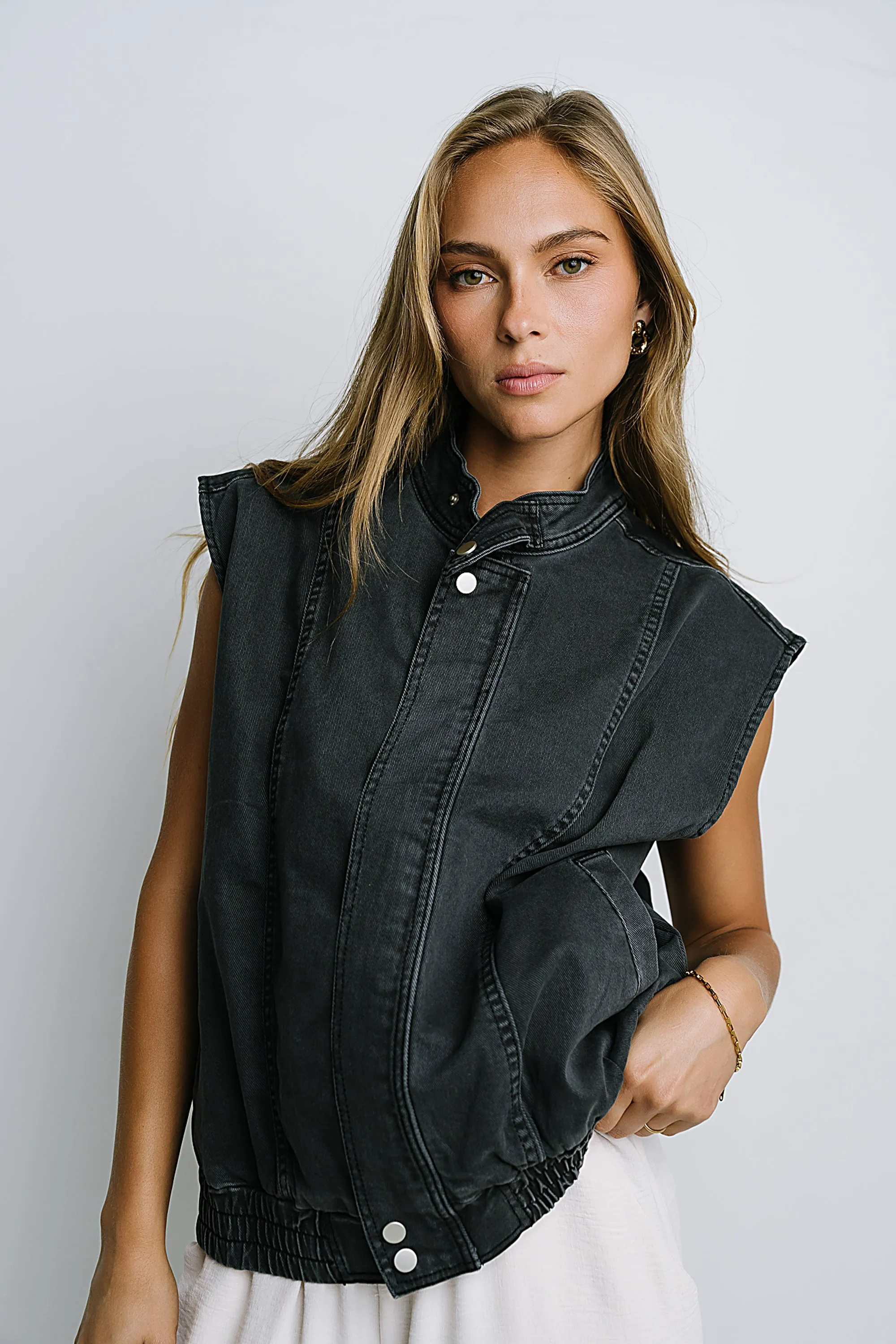 George Oversized Vest sold by bohme product image thumbnail 3