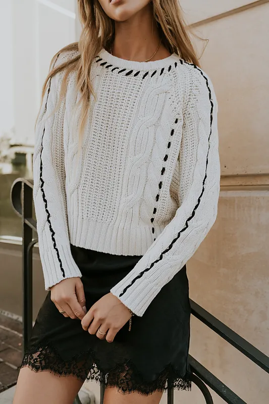 Skyla Knit Sweater sold by bohme