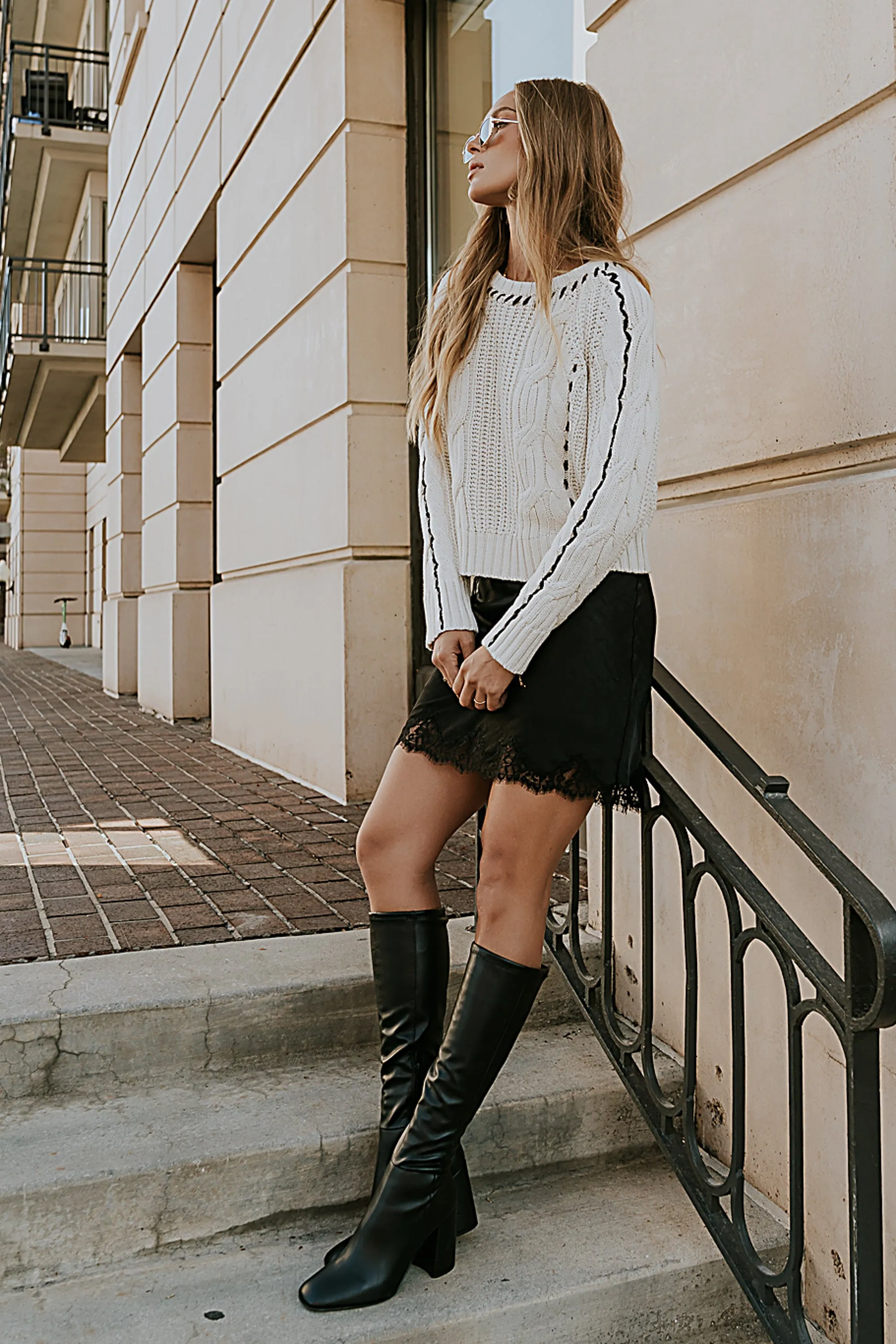 Skyla Knit Sweater - FINAL SALE sold by bohme product image thumbnail 4