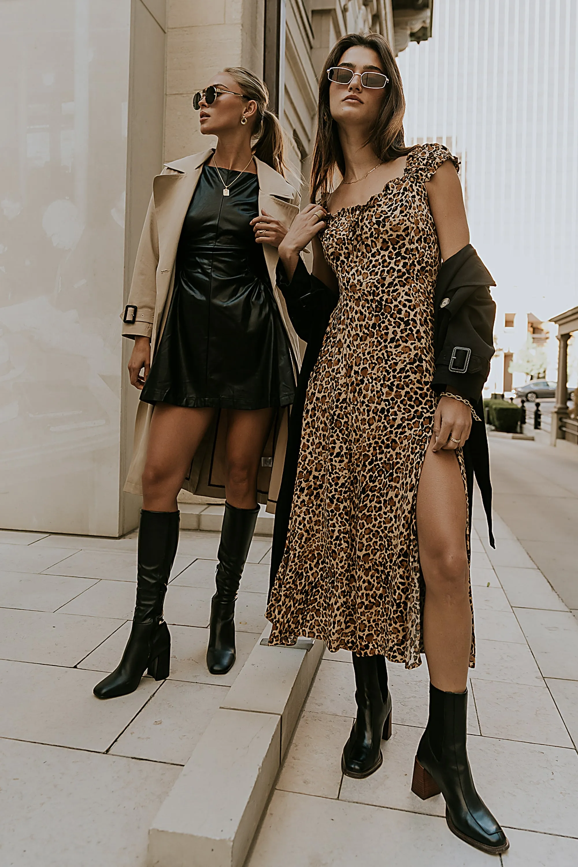 Xiomara Vegan Leather Mini Dress - FINAL SALE sold by bohme product image thumbnail 2