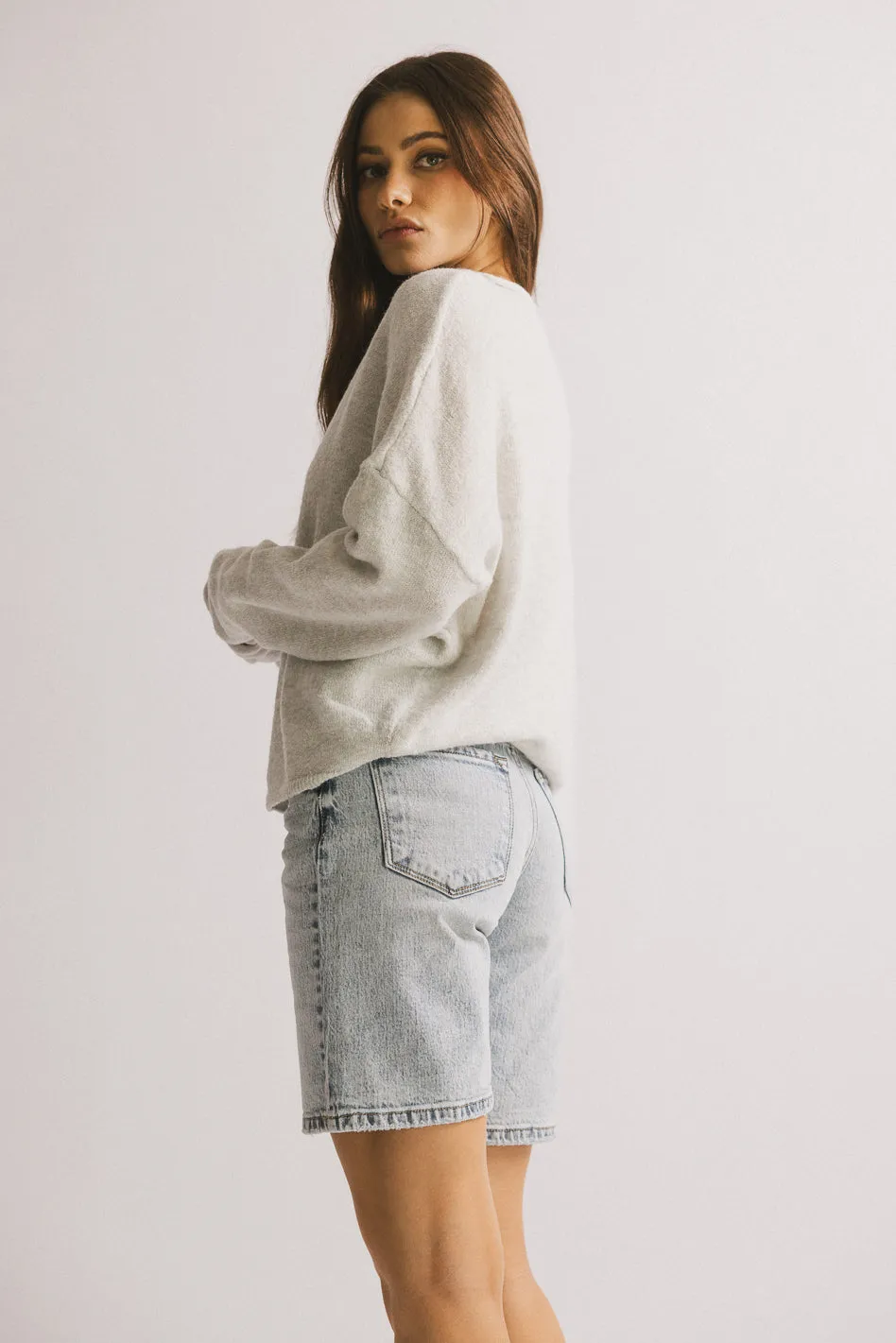 Maci Cardigan in Grey sold by bohme product image thumbnail 2