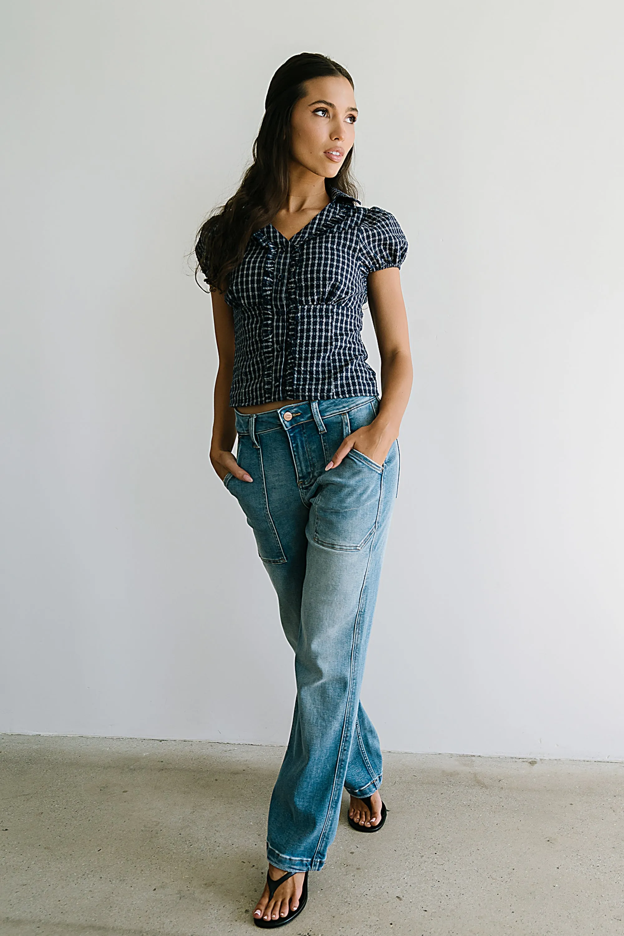 Bethany Plaid Blouse sold by bohme product image thumbnail 2