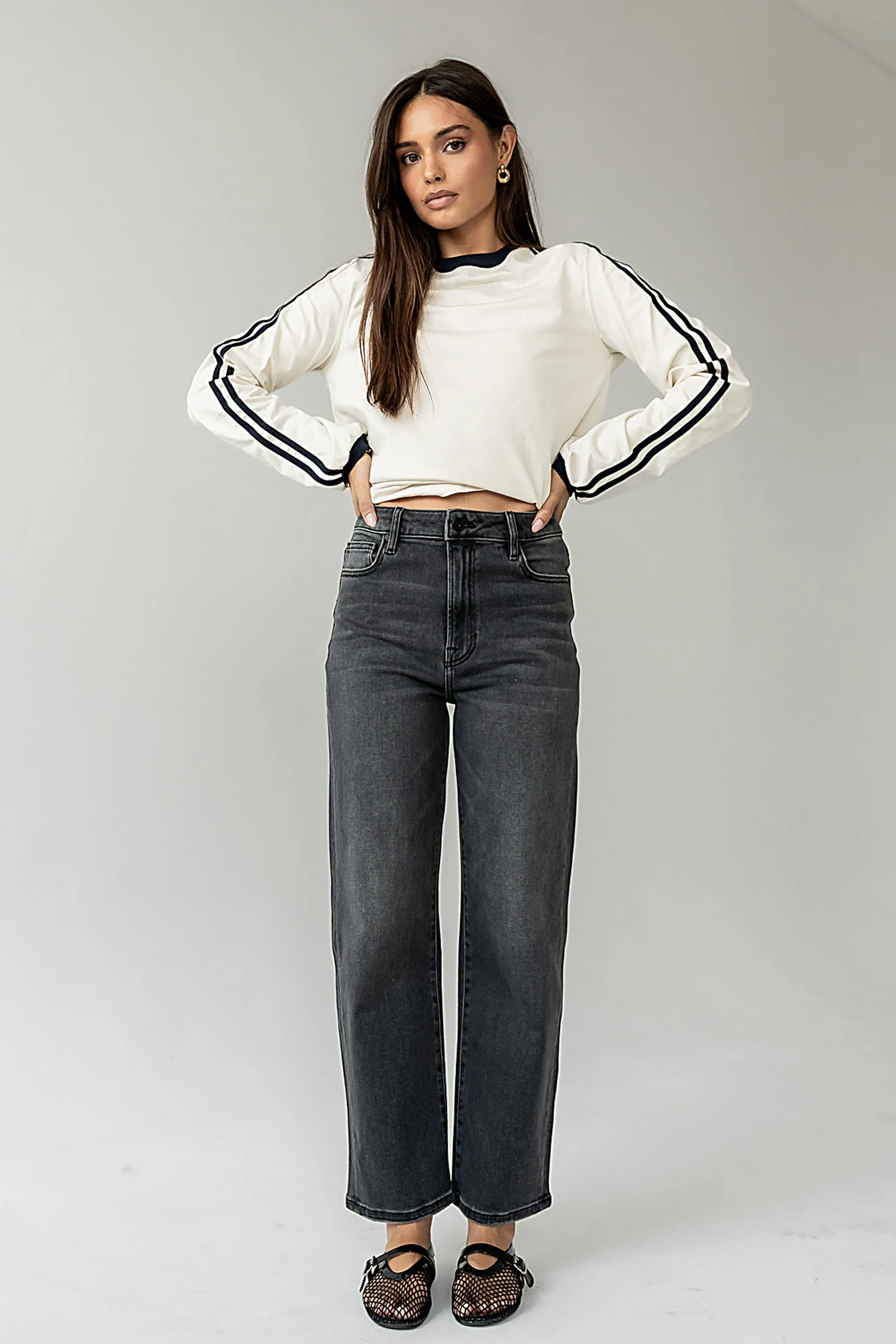 Oakley Wide Straight Leg Jeans sold by bohme