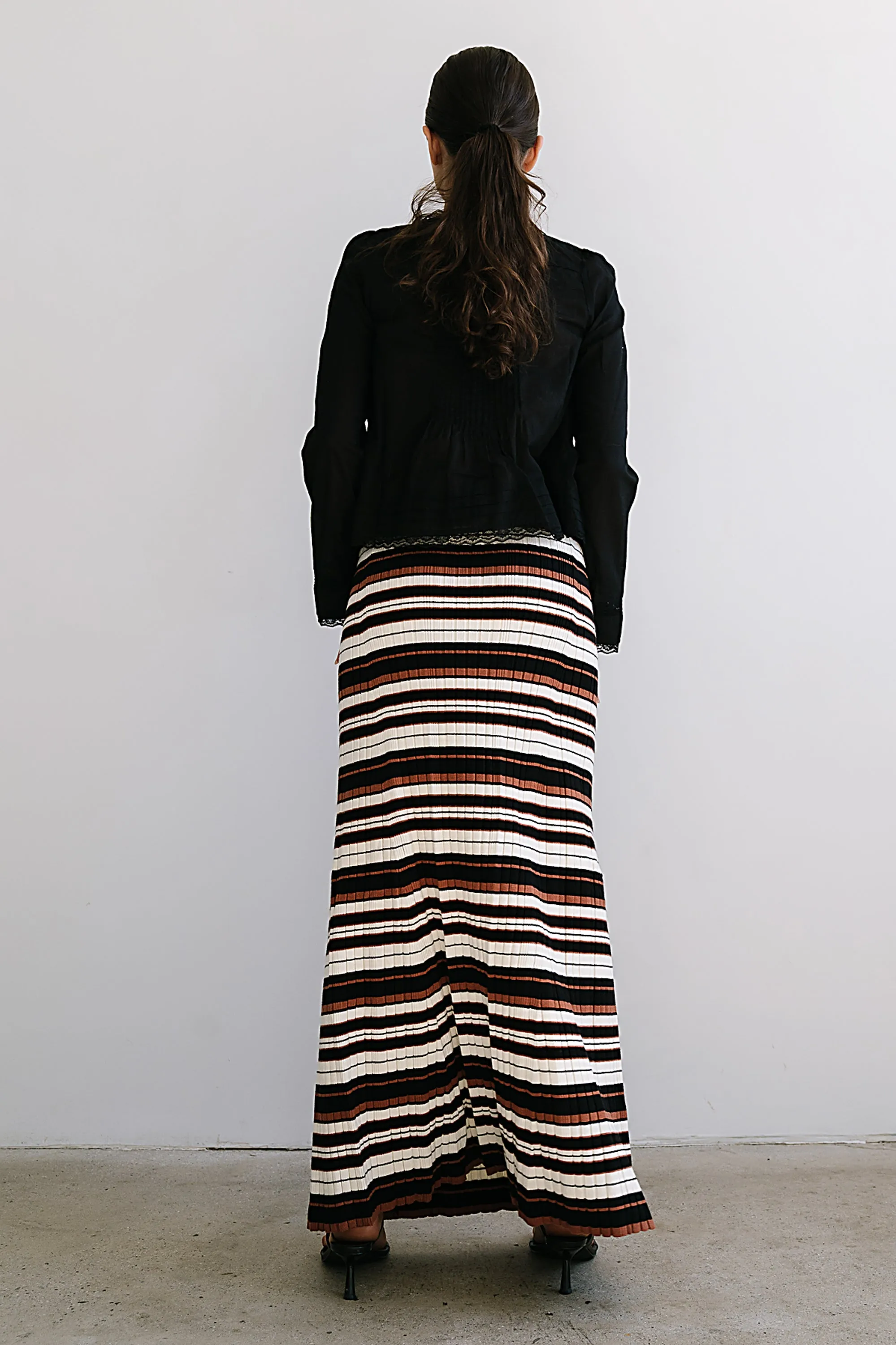 Anne Striped Maxi Skirt - FINAL SALE sold by bohme product image thumbnail 5