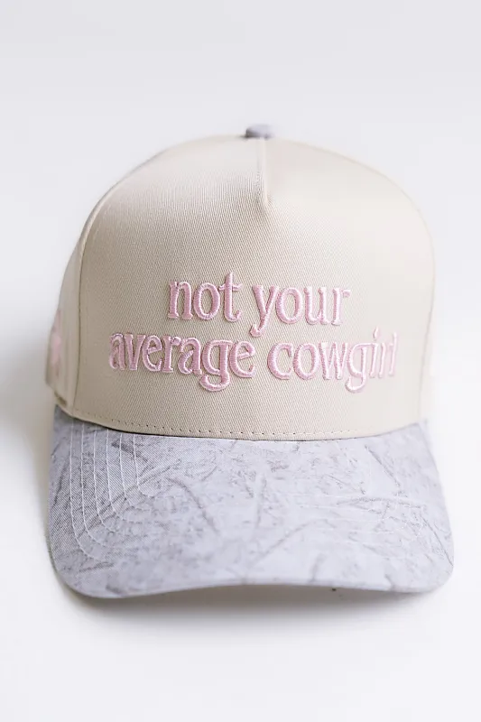 Not Your Average Cowgirl Baseball Cap sold by bohme