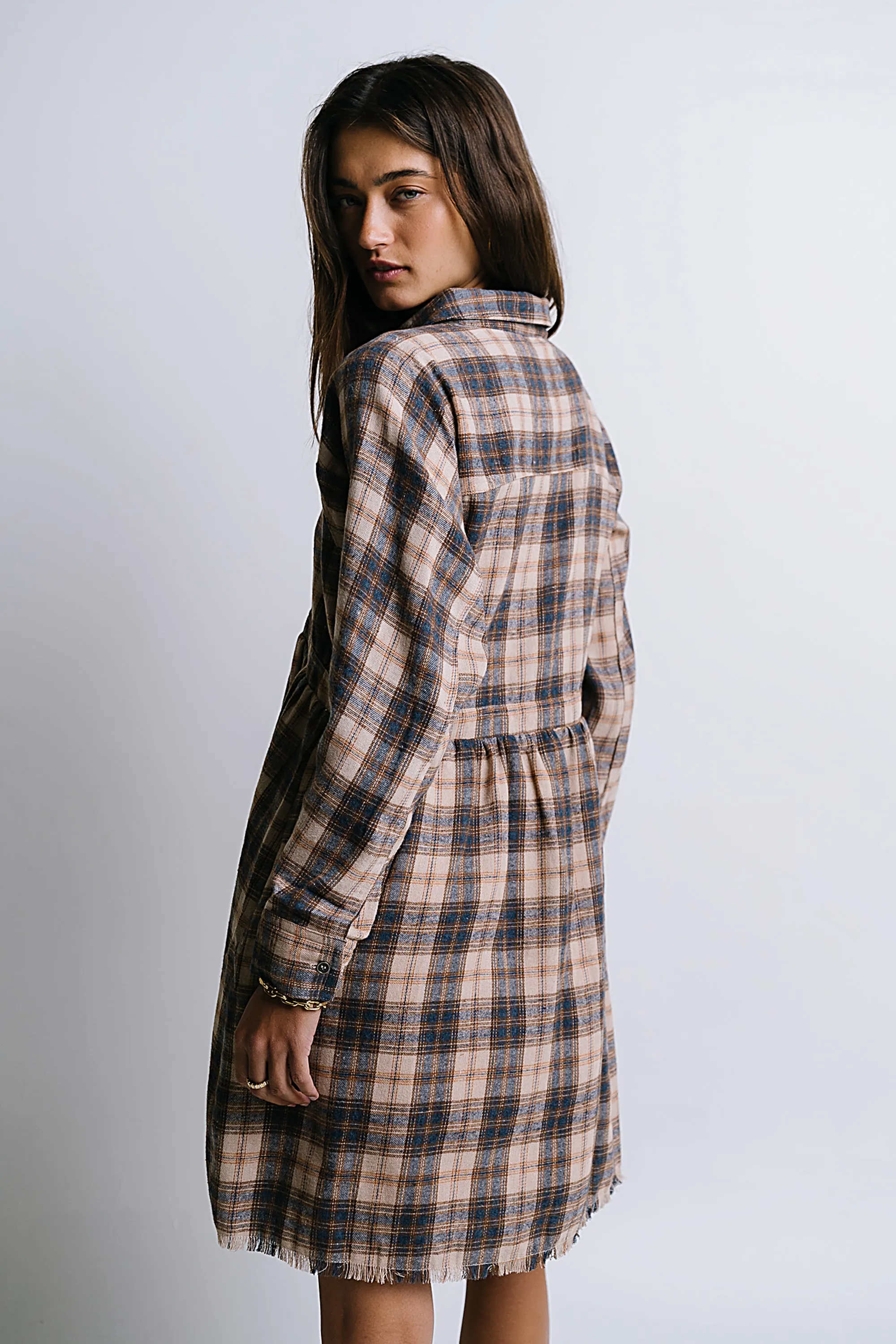 Karrie Plaid Mini Dress sold by bohme product image thumbnail 2