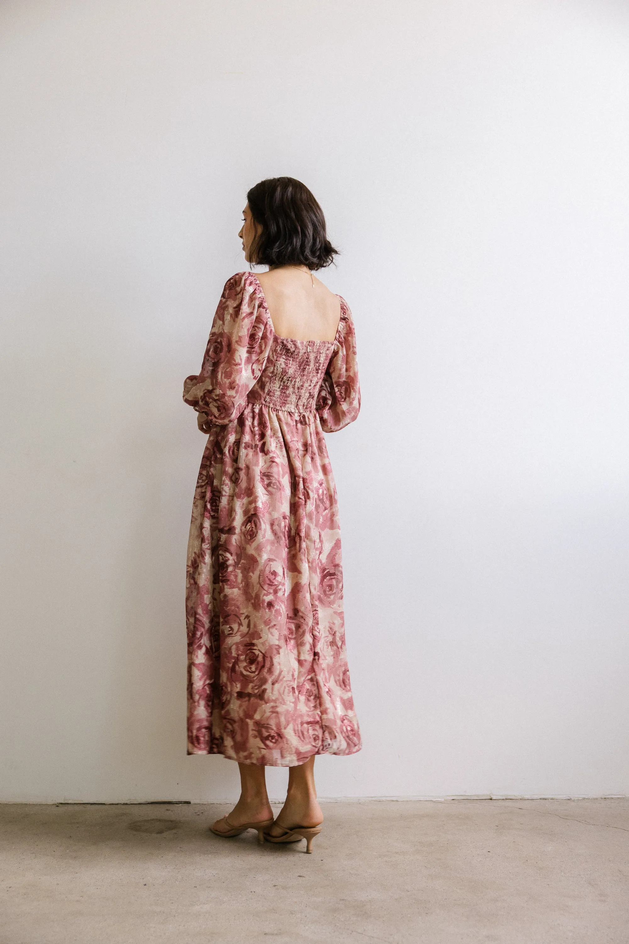 Kimmie Floral Midi Dress - FINAL SALE sold by bohme product image thumbnail 3
