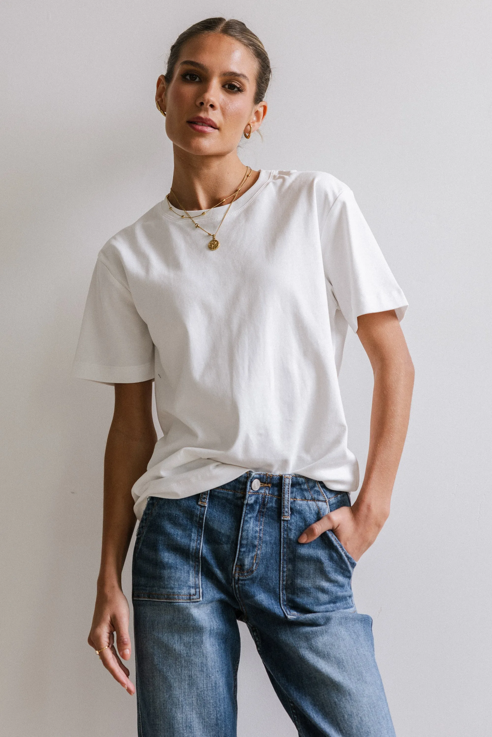 Chance Tee in White sold by bohme product image thumbnail 3