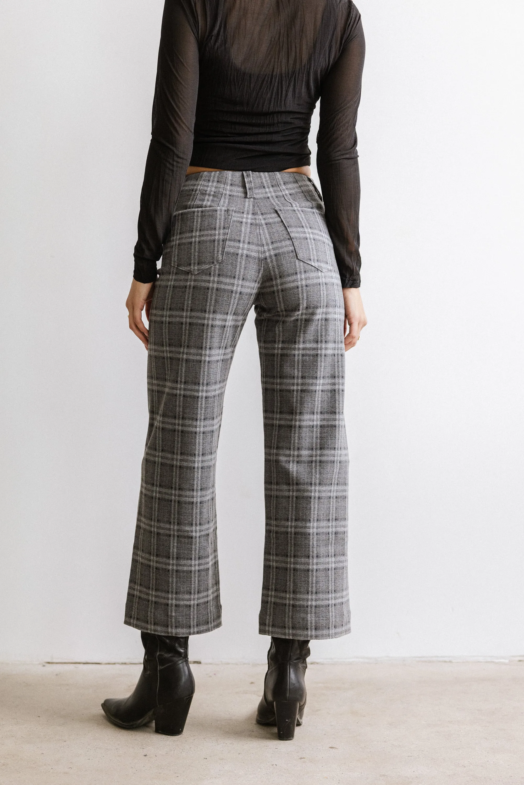Fisher Plaid Wide Leg Pants sold by bohme product image thumbnail 4