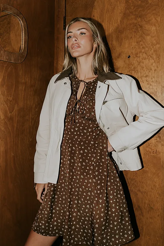 Ember Barn Jacket in Ecru sold by bohme