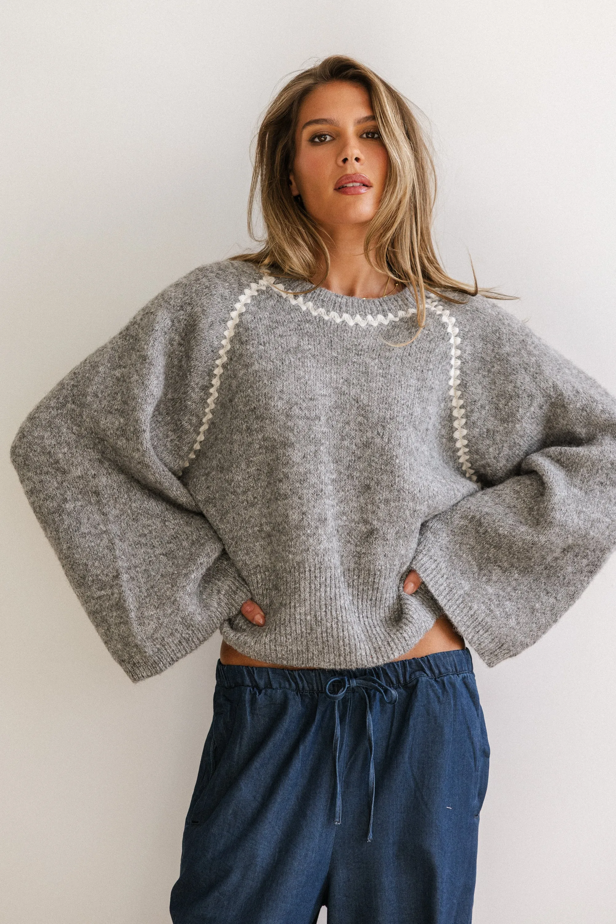 Maddy Ric Rac Knit Sweater sold by bohme product image thumbnail 3