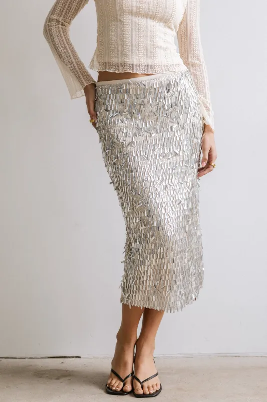 Sheila Midi Skirt sold by bohme