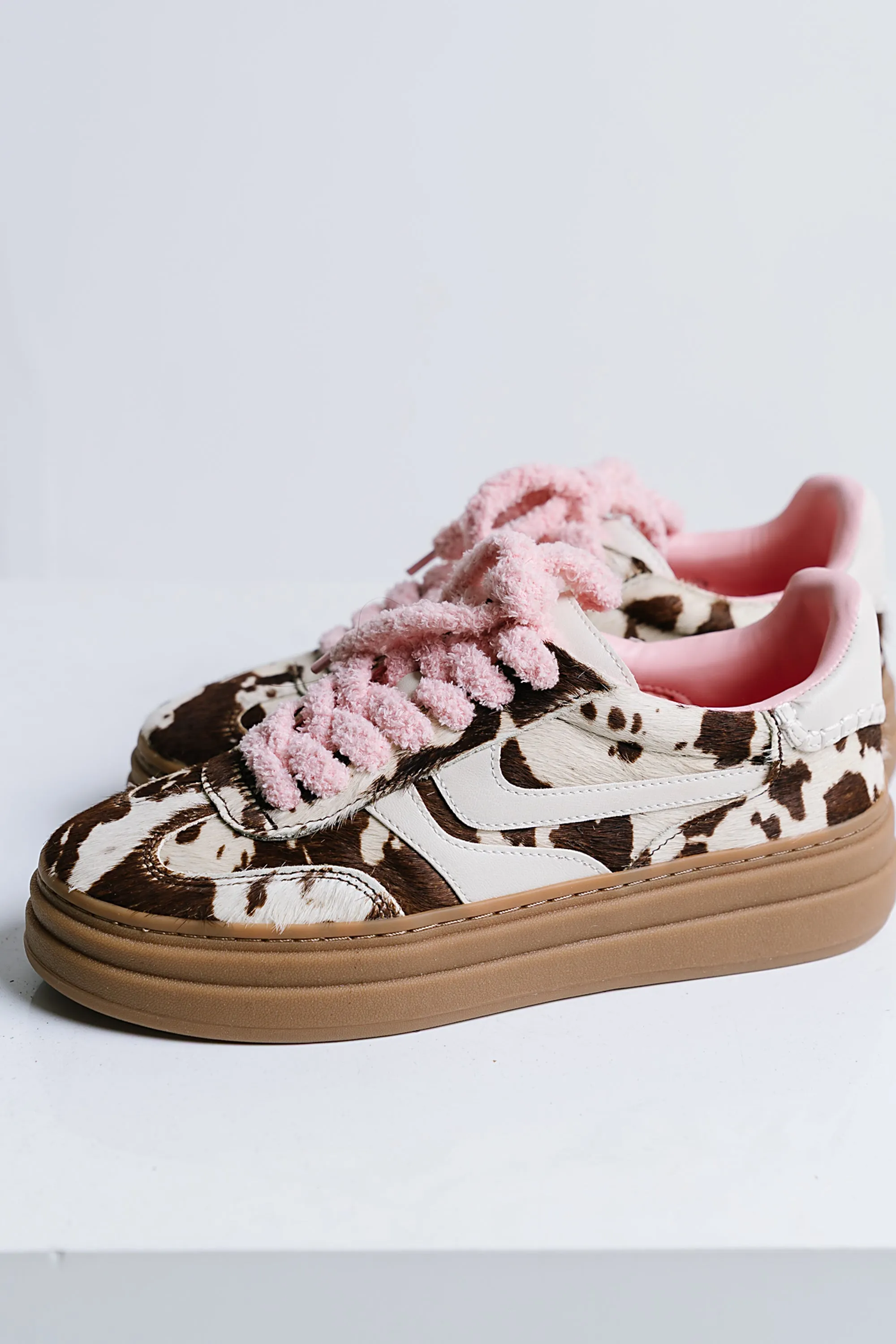 Steve Madden Dodge Sneaker in Cow Print sold by bohme product image thumbnail 2