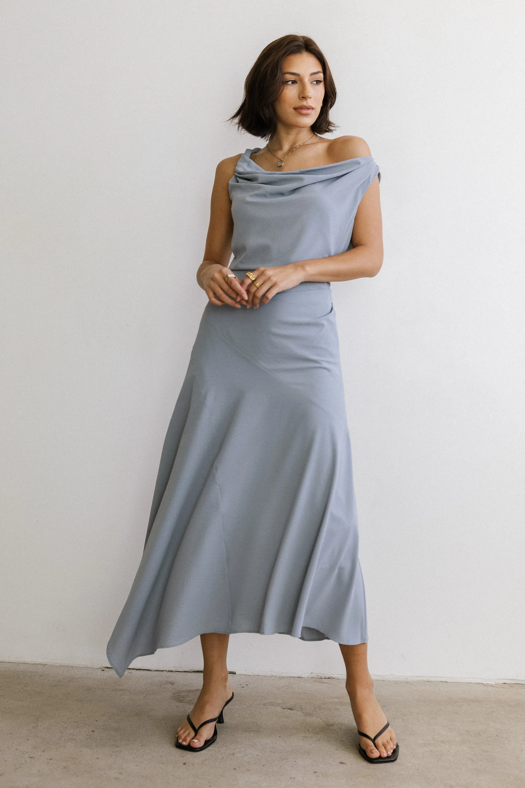 Trina Asymmetrical Midi Dress sold by bohme product image thumbnail 4