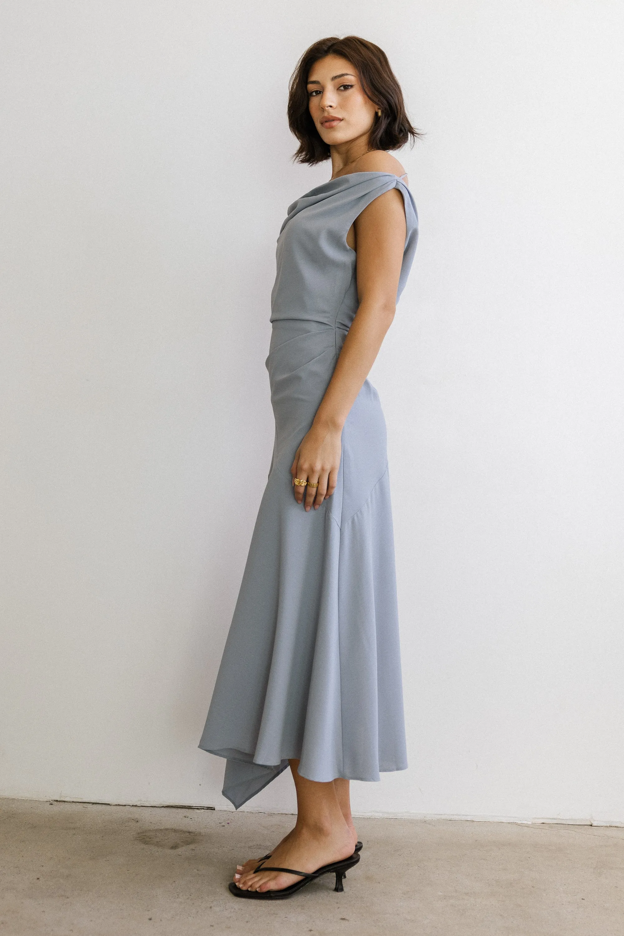 Trina Asymmetrical Midi Dress sold by bohme product image thumbnail 5