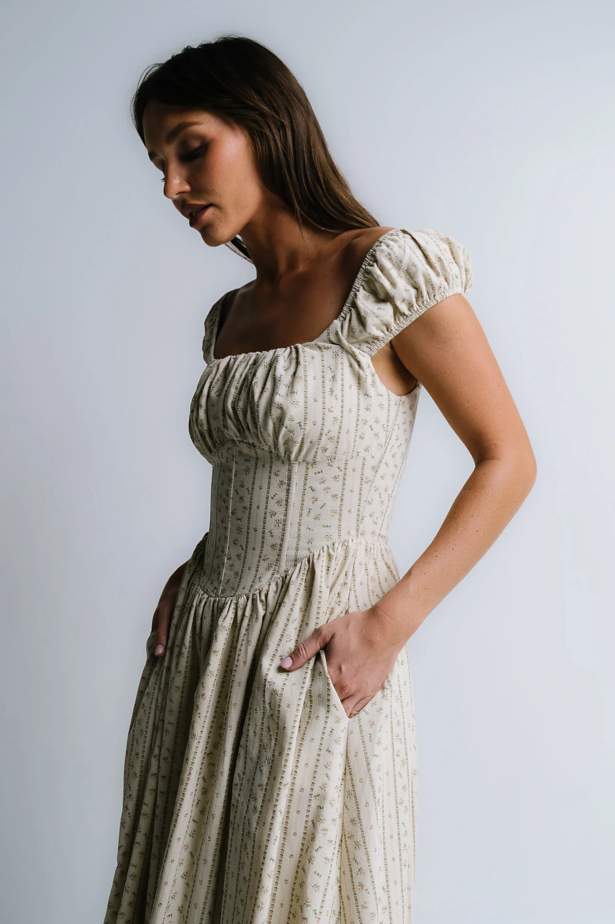 Oaklynn Corset Midi Dress - FINAL SALE sold by bohme product image thumbnail 4
