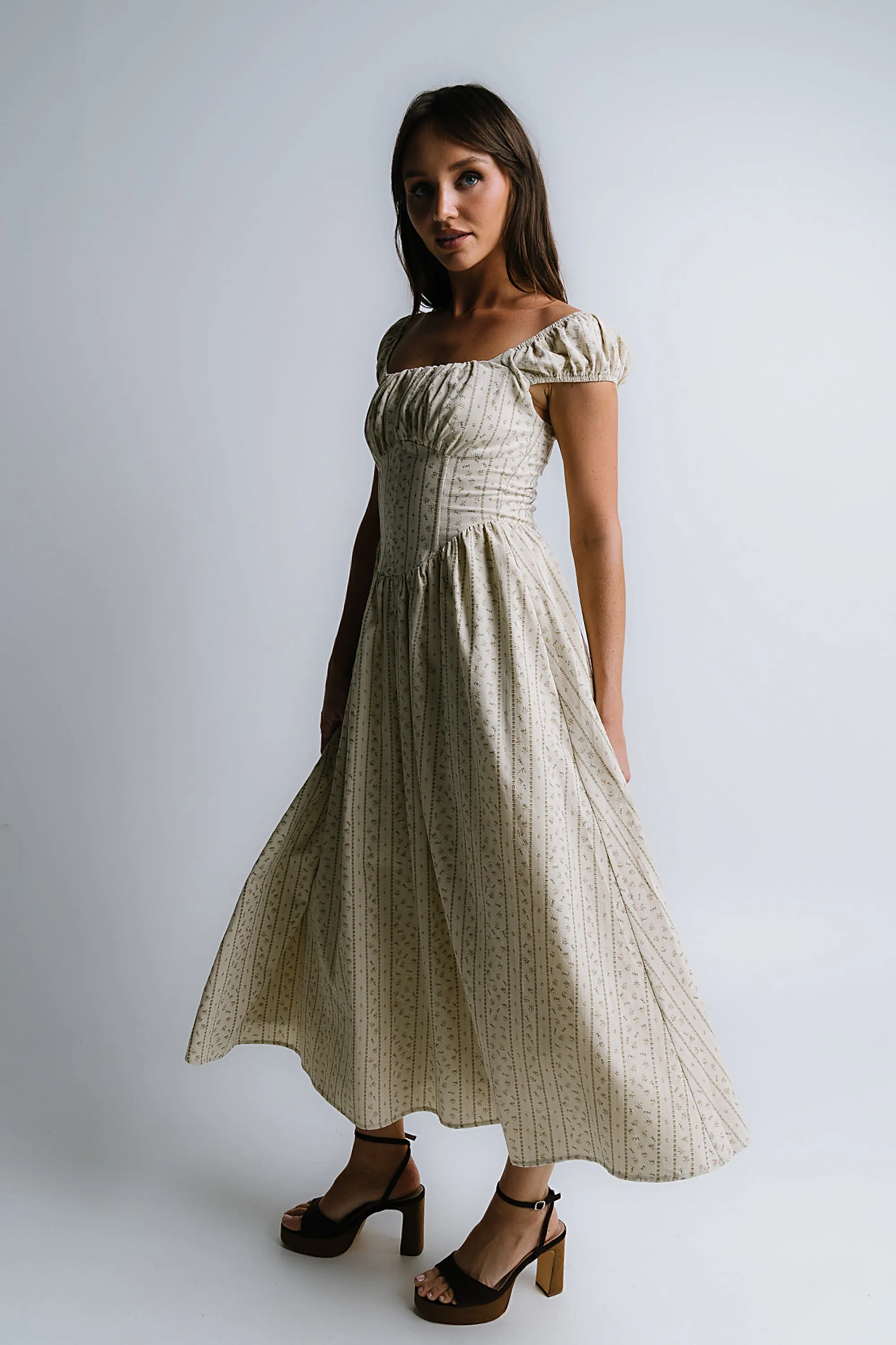 Oaklynn Corset Midi Dress - FINAL SALE sold by bohme product image thumbnail 5