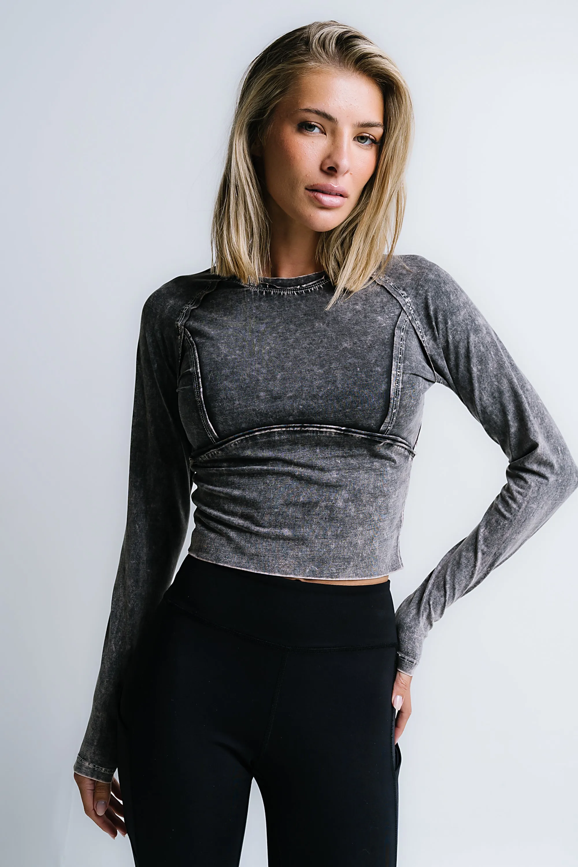 Louise Fitted Top in Black - FINAL SALE sold by bohme
