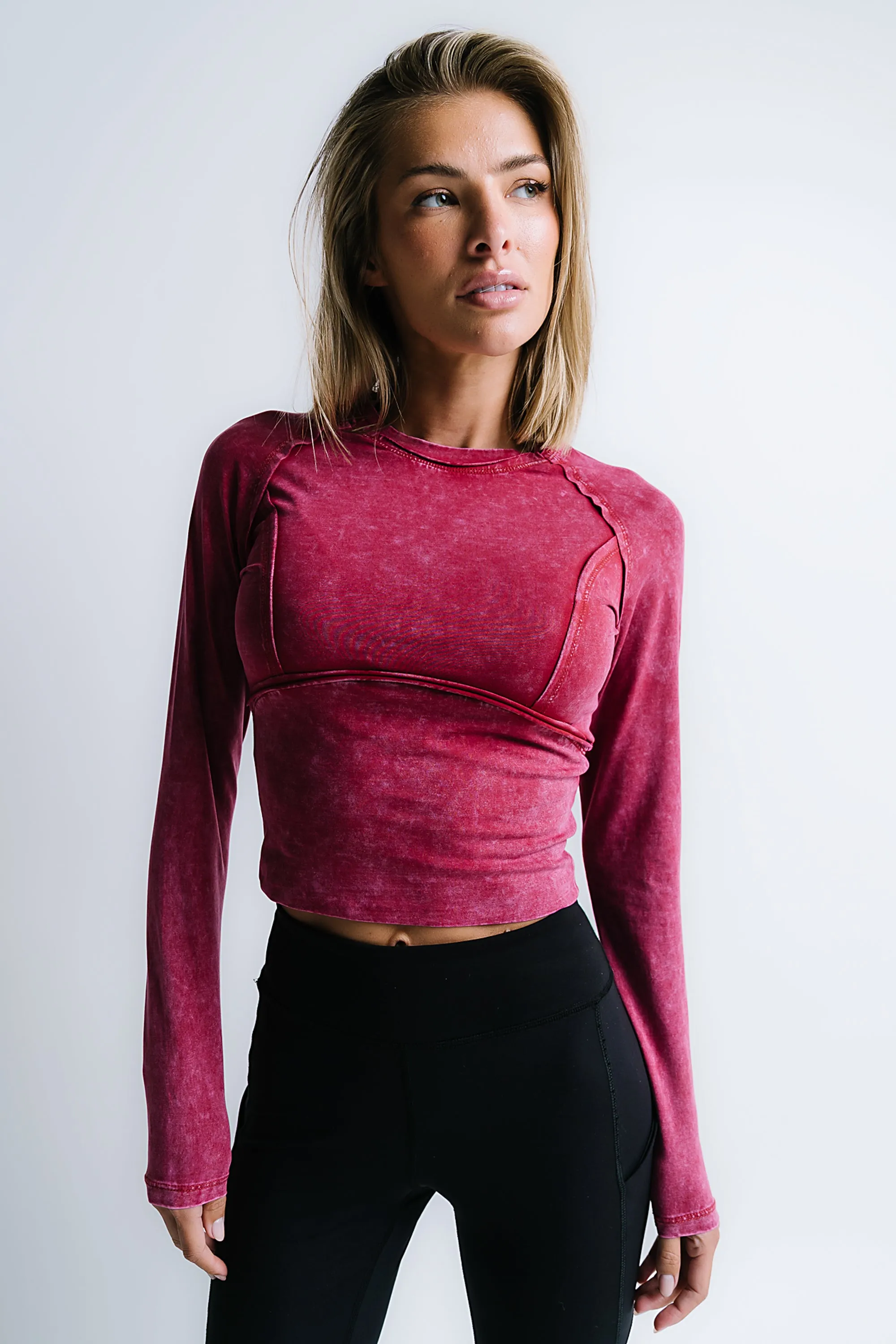 Louise Fitted Top in Red - FINAL SALE sold by bohme product image thumbnail 5