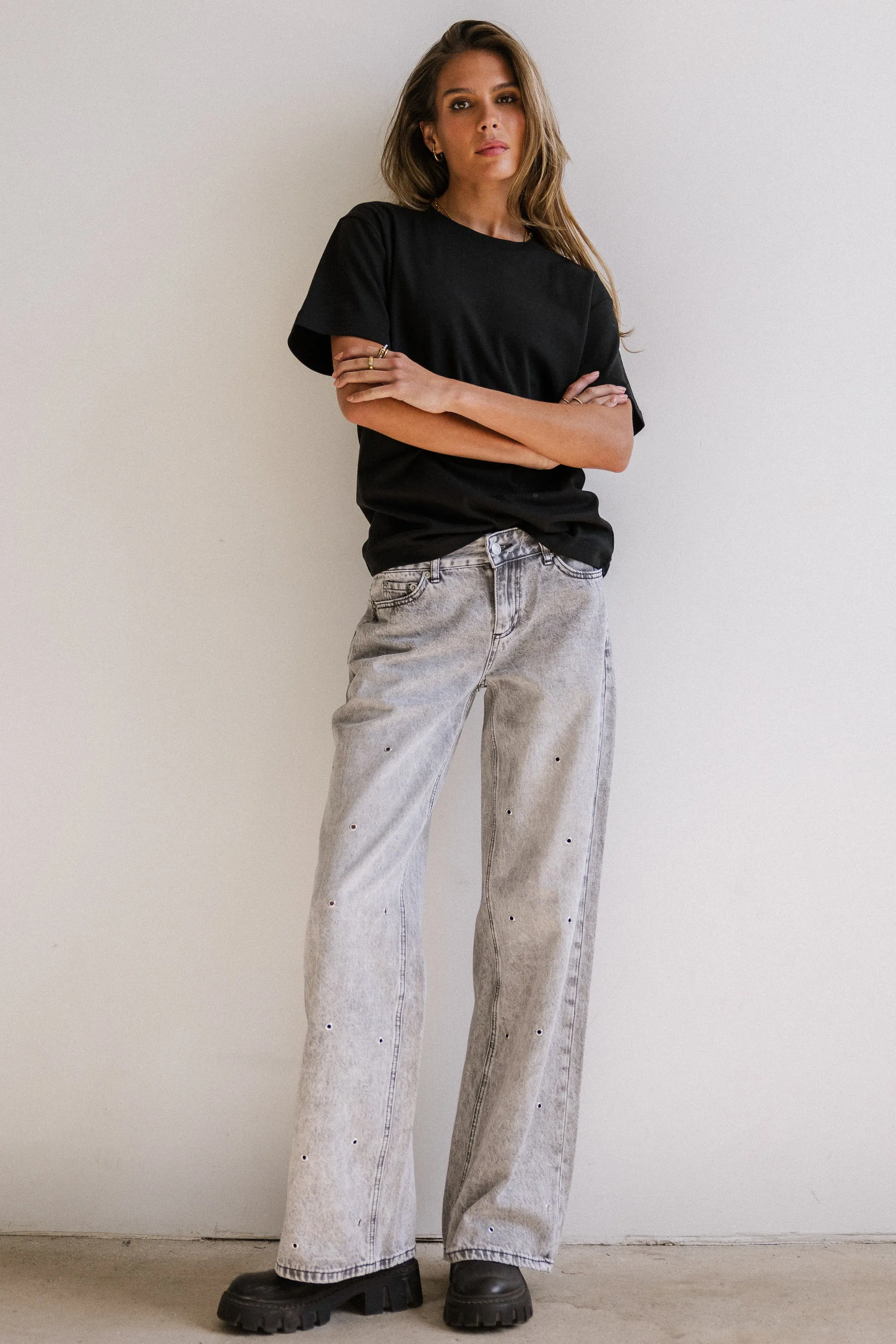 Abby Oversized Tee in Black sold by bohme product image thumbnail 5