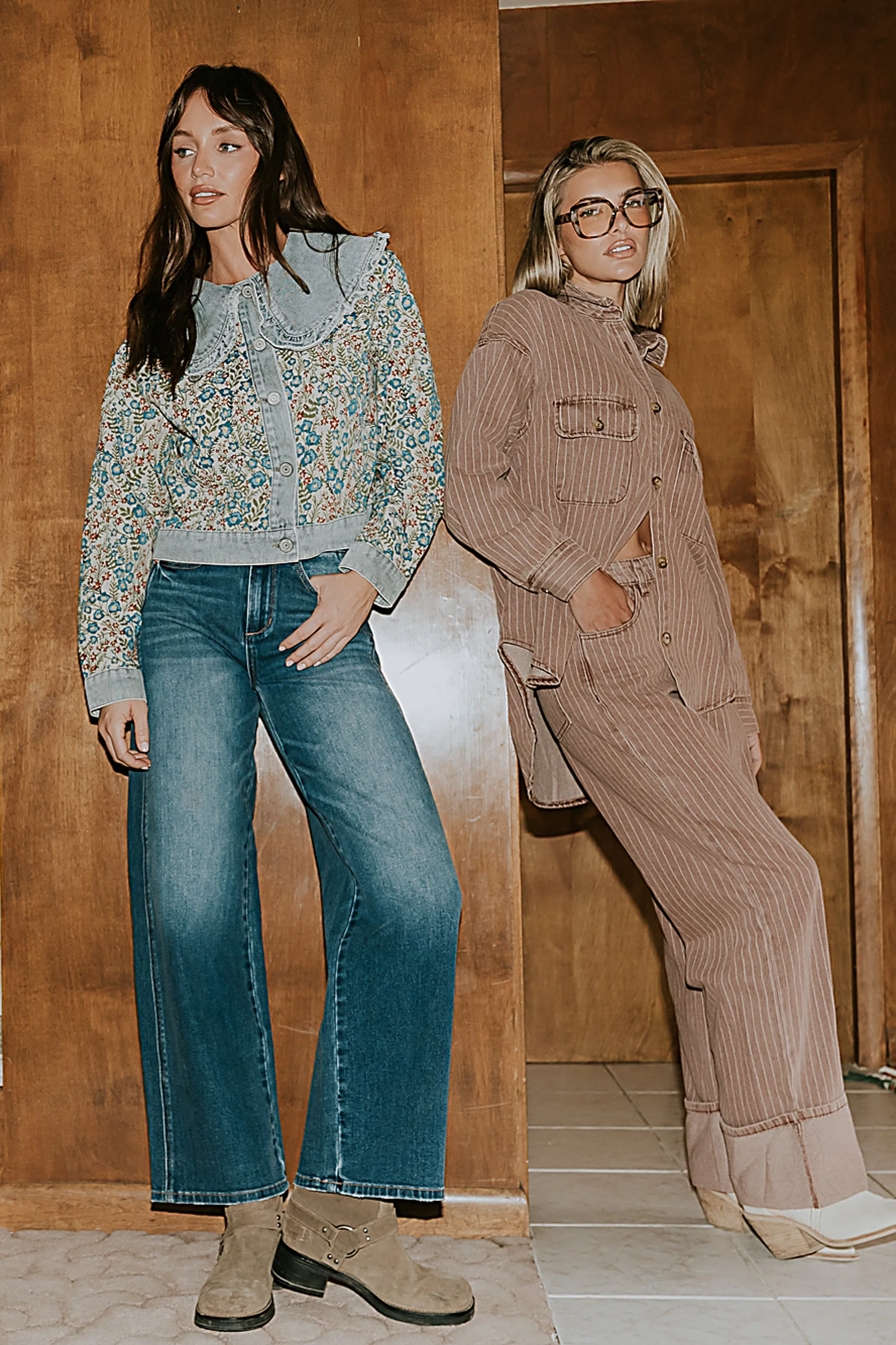 Shaylee Striped Button Up sold by bohme product image thumbnail 5