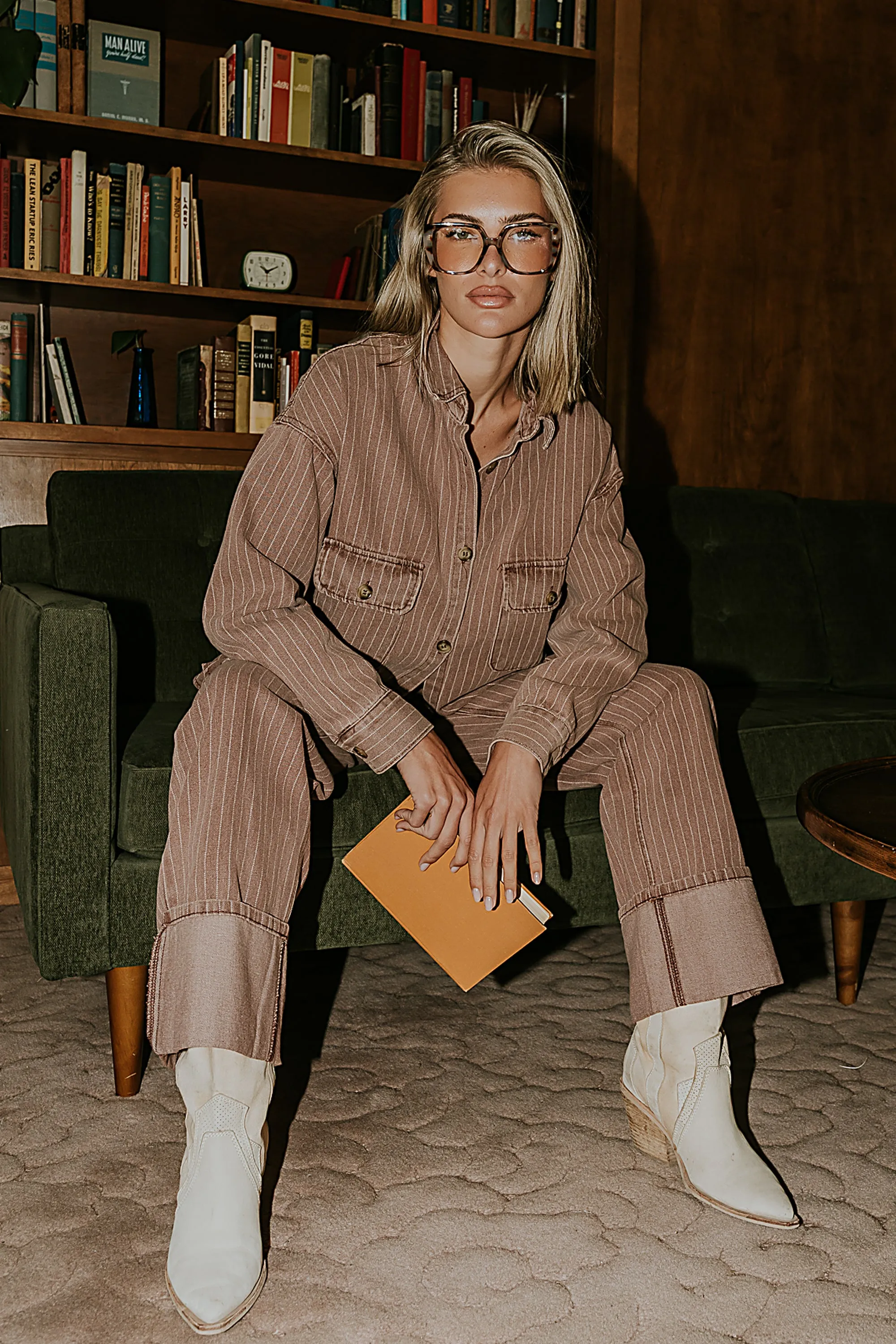 Shaylee Striped Wide Leg Jeans sold by bohme product image thumbnail 2