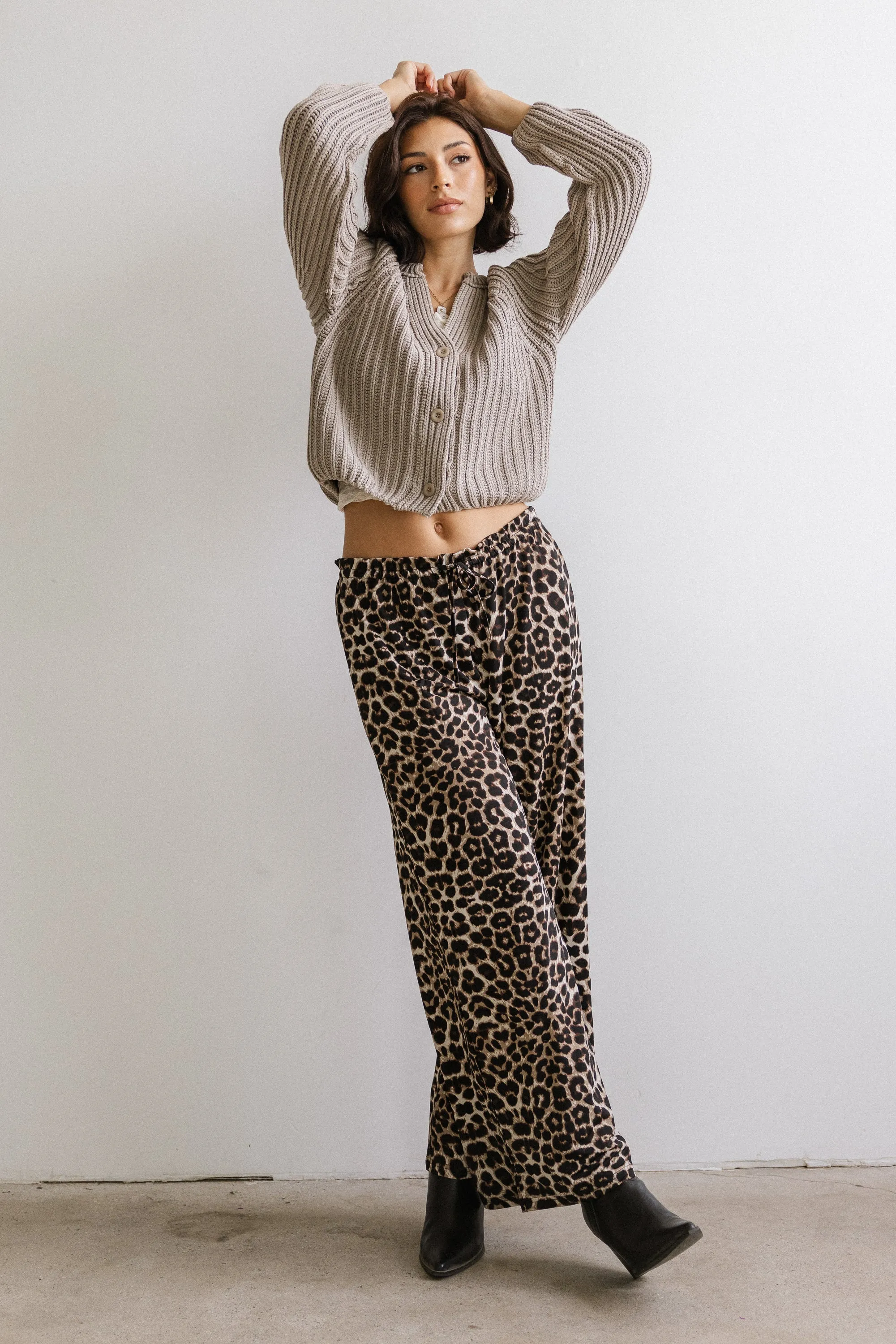 Katie Knit Cardigan in Tan sold by bohme product image thumbnail 2