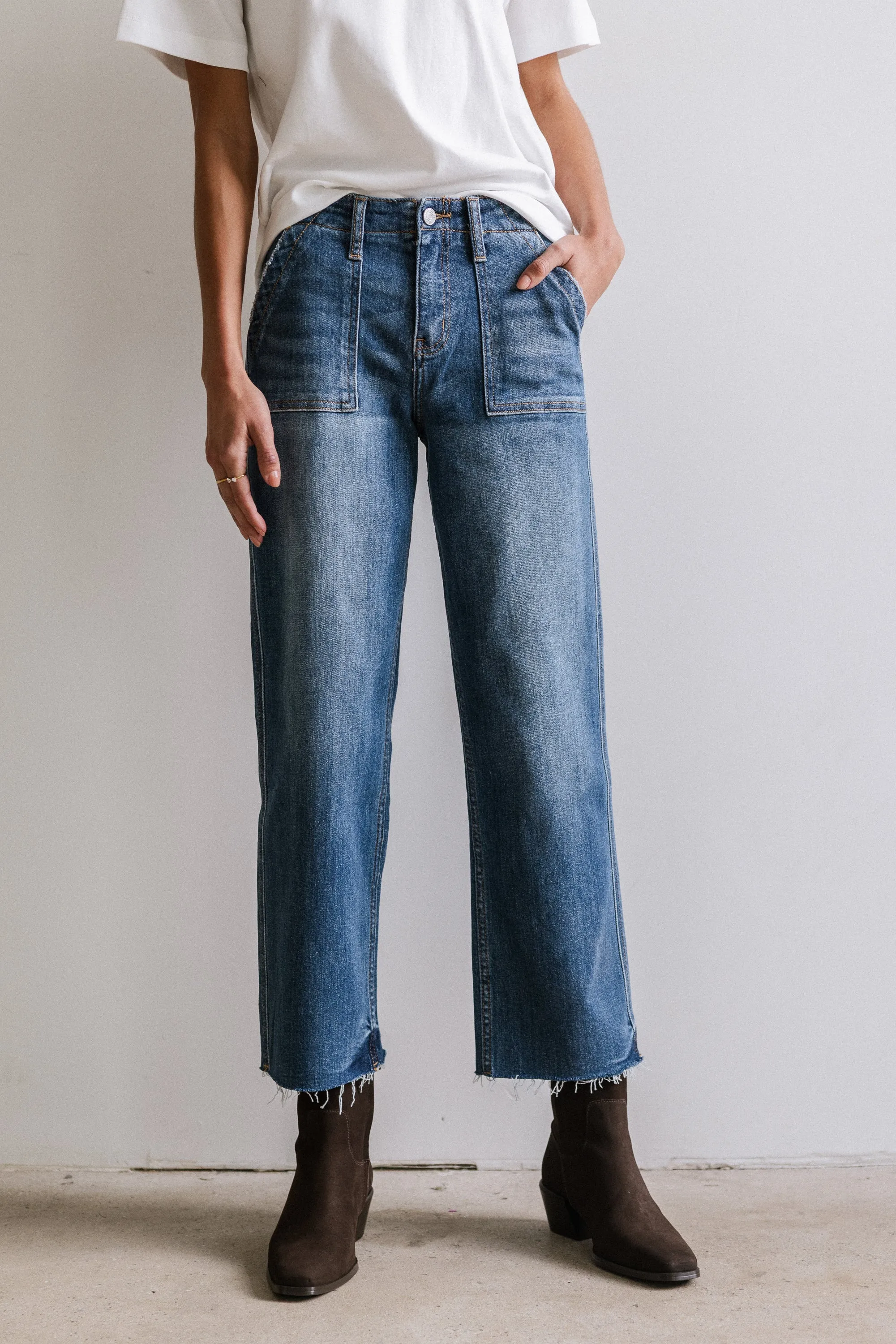 Eileen Cropped Straight Leg Jeans sold by bohme product image thumbnail 5